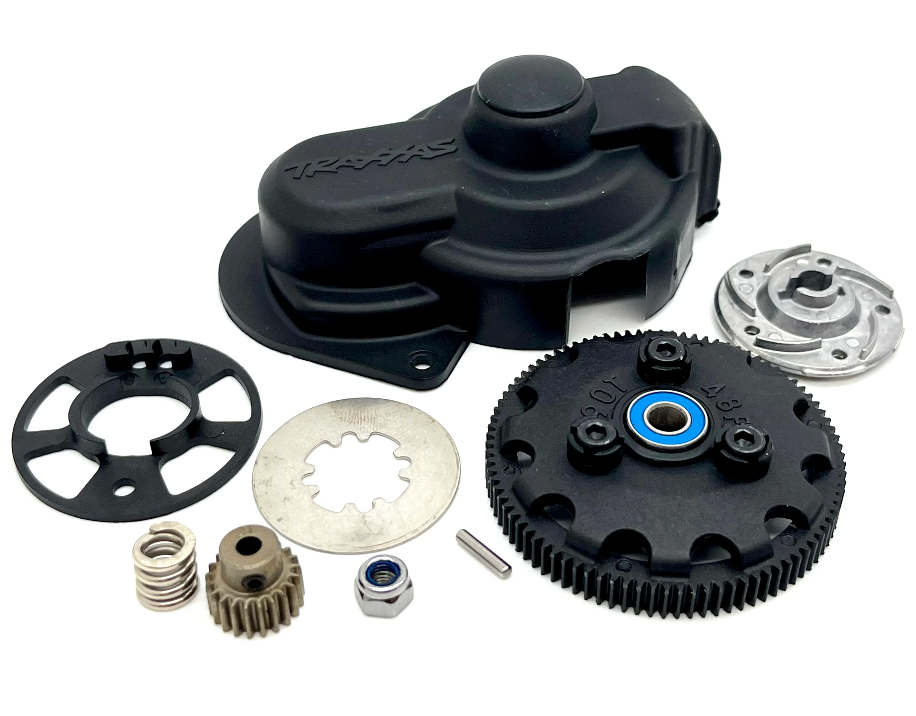 BIGFOOT BL-2S SPUR GEAR 90t, slipper clutch, Pinion cover 2wd traxxas 36334-4