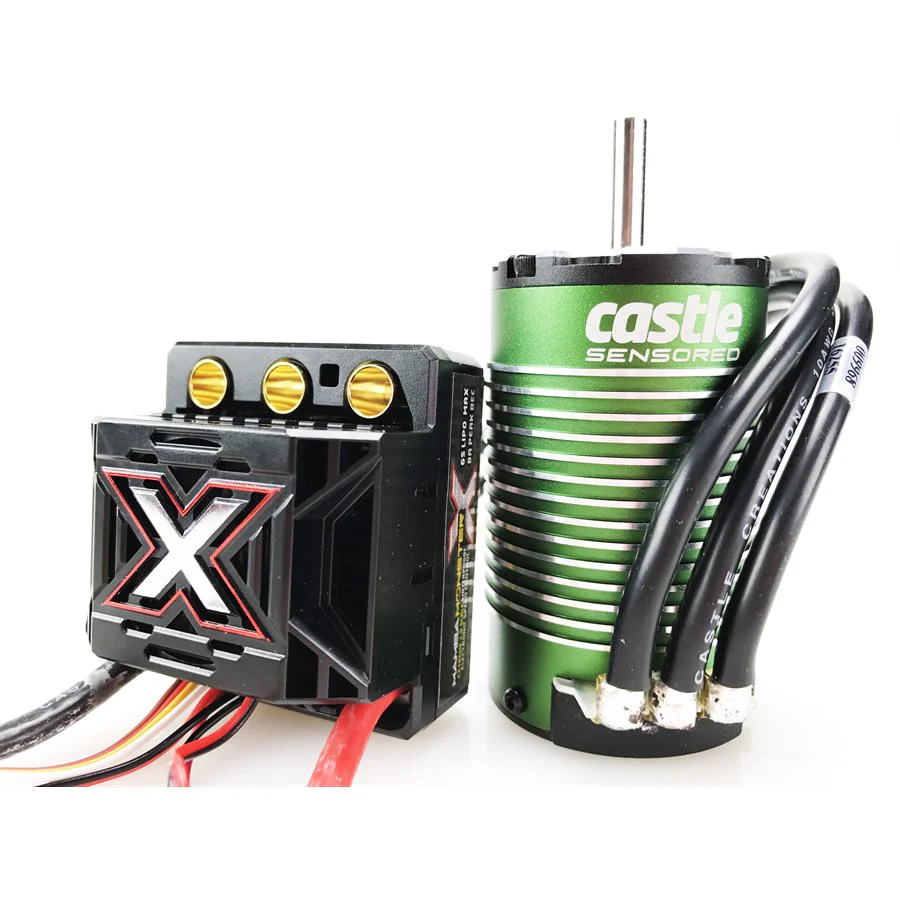 CASTLE CREATIONS MONSTER X 25.2V ESC, 8A PEAK BEC W/1512-1800KV SENSORED MOTOR