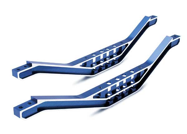 CLASSIC T-maxx 2.5 Blue aluminum BRACES chassis lower 4923x 49104 - Image 2