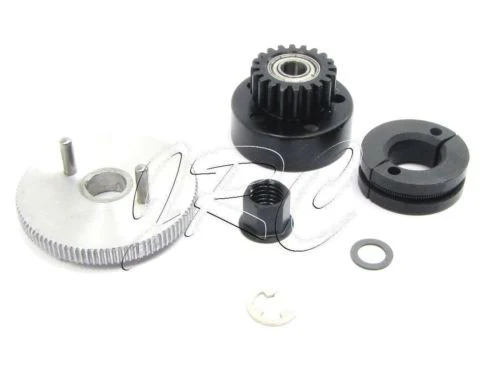 CLASSIC T-maxx 2.5 CLUTCH, flywheel & gear (shoes, spring, nut 20t 49104