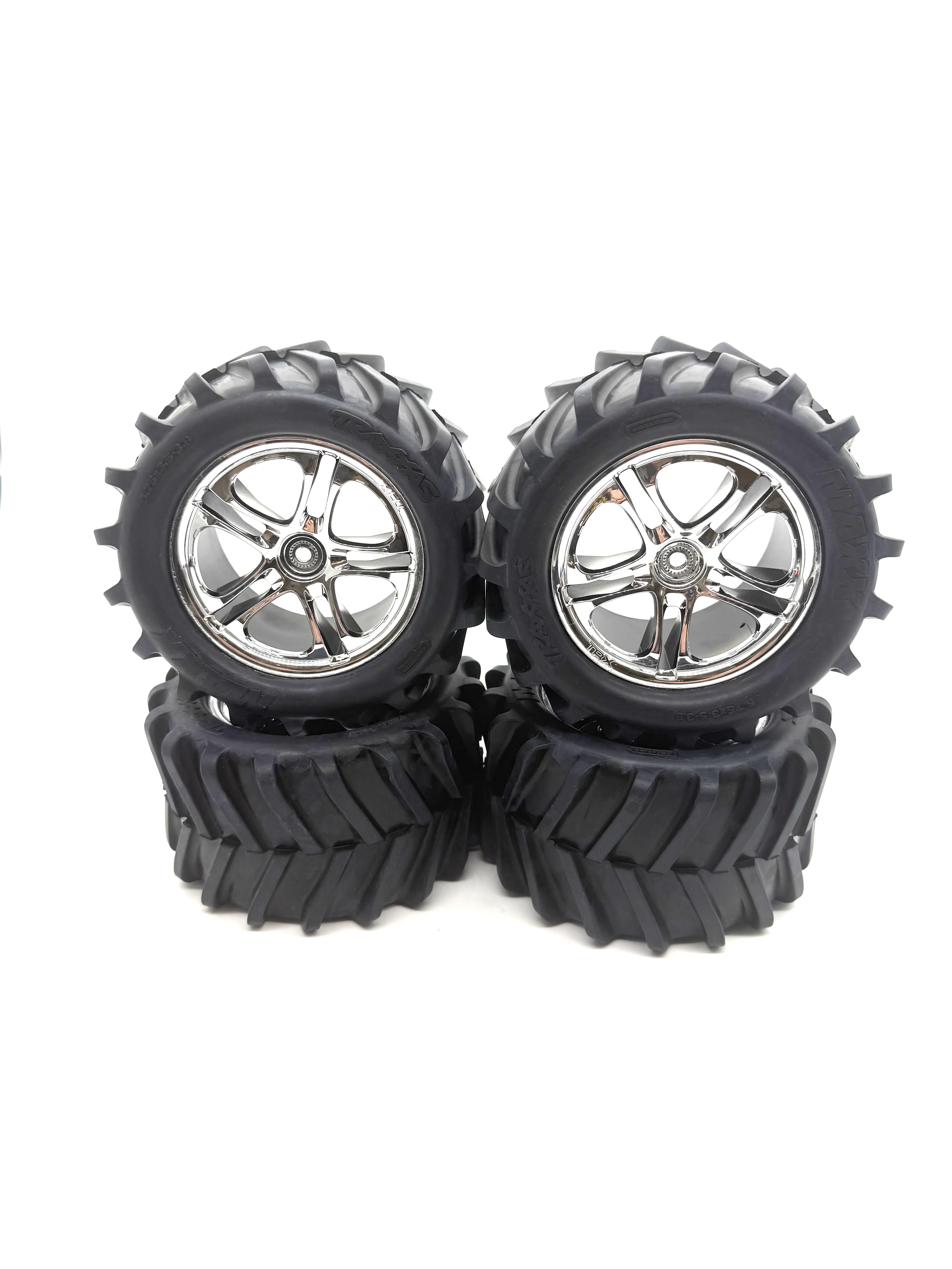 CLASSIC T-maxx 2.5 TIRES (4 WHEELS, Chevon 14mm 5173 tyres 49104 - Image 2