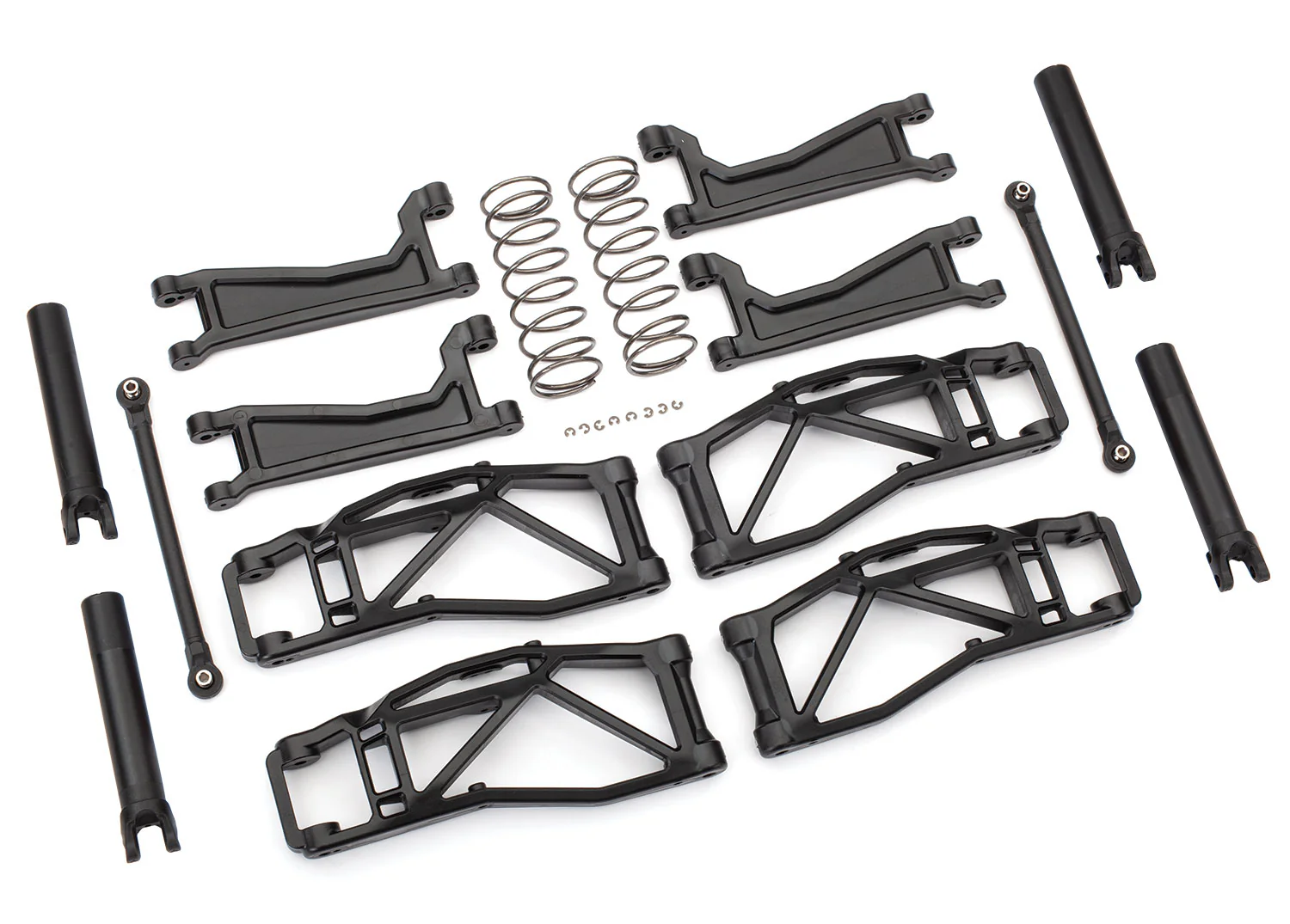 1/10 Wide-MAXX SUSPENSION kit (BLACK) widemaxx arms toe links 89086-4 - Image 3