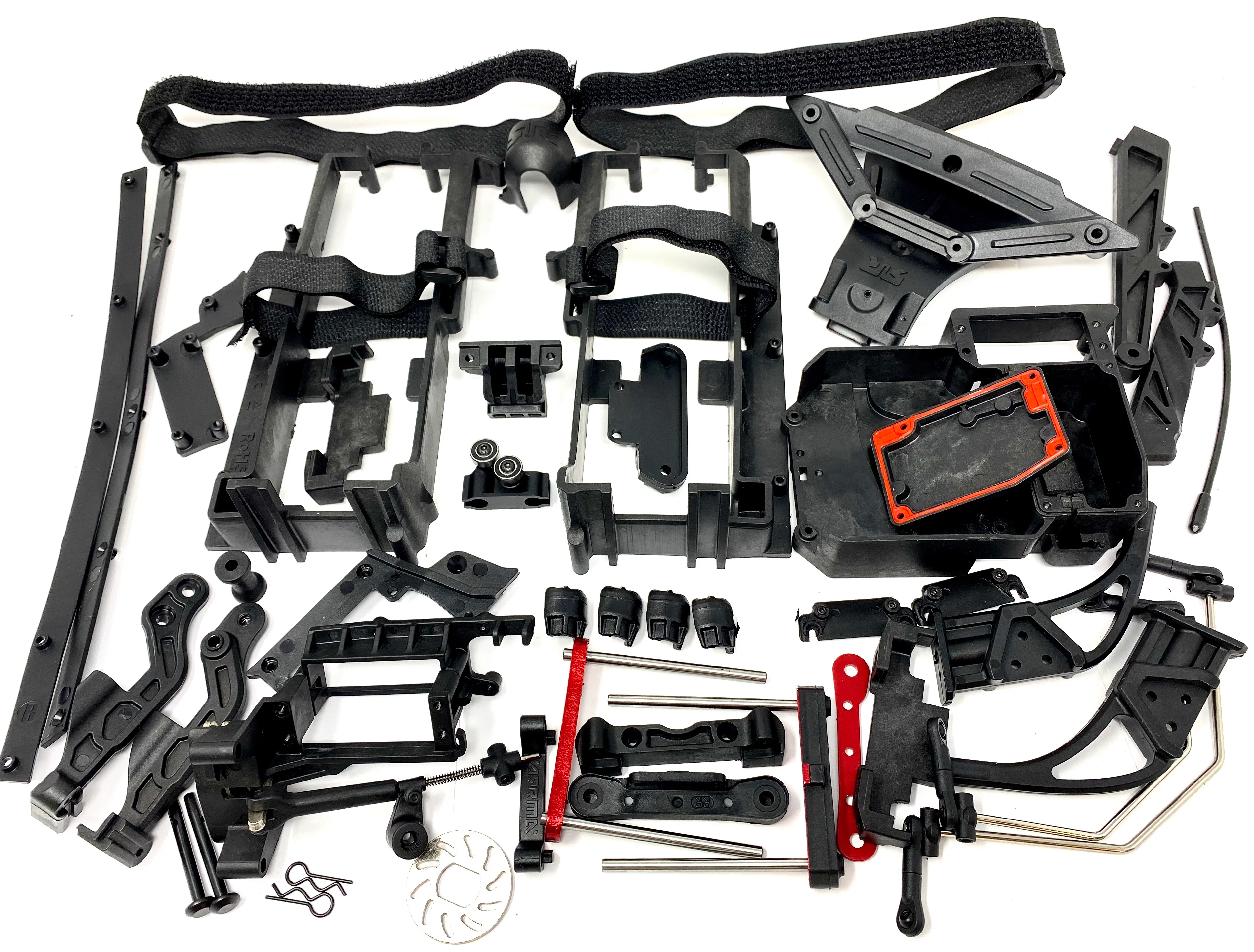 Arrma INFRACTION 6s - Battery Tray Sway Bars hand-brake disc braces v2 ARA7615V2