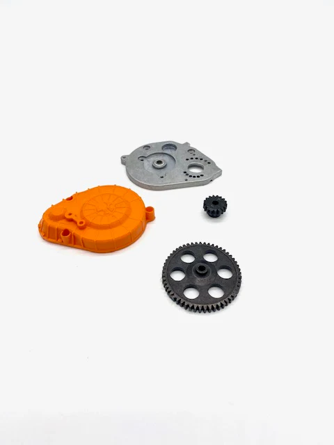 Axial Ryft SPUR, plate and pinion (ORANGE) (AXI232055; AXI232056; AX30843) AXI03005 - Image 3