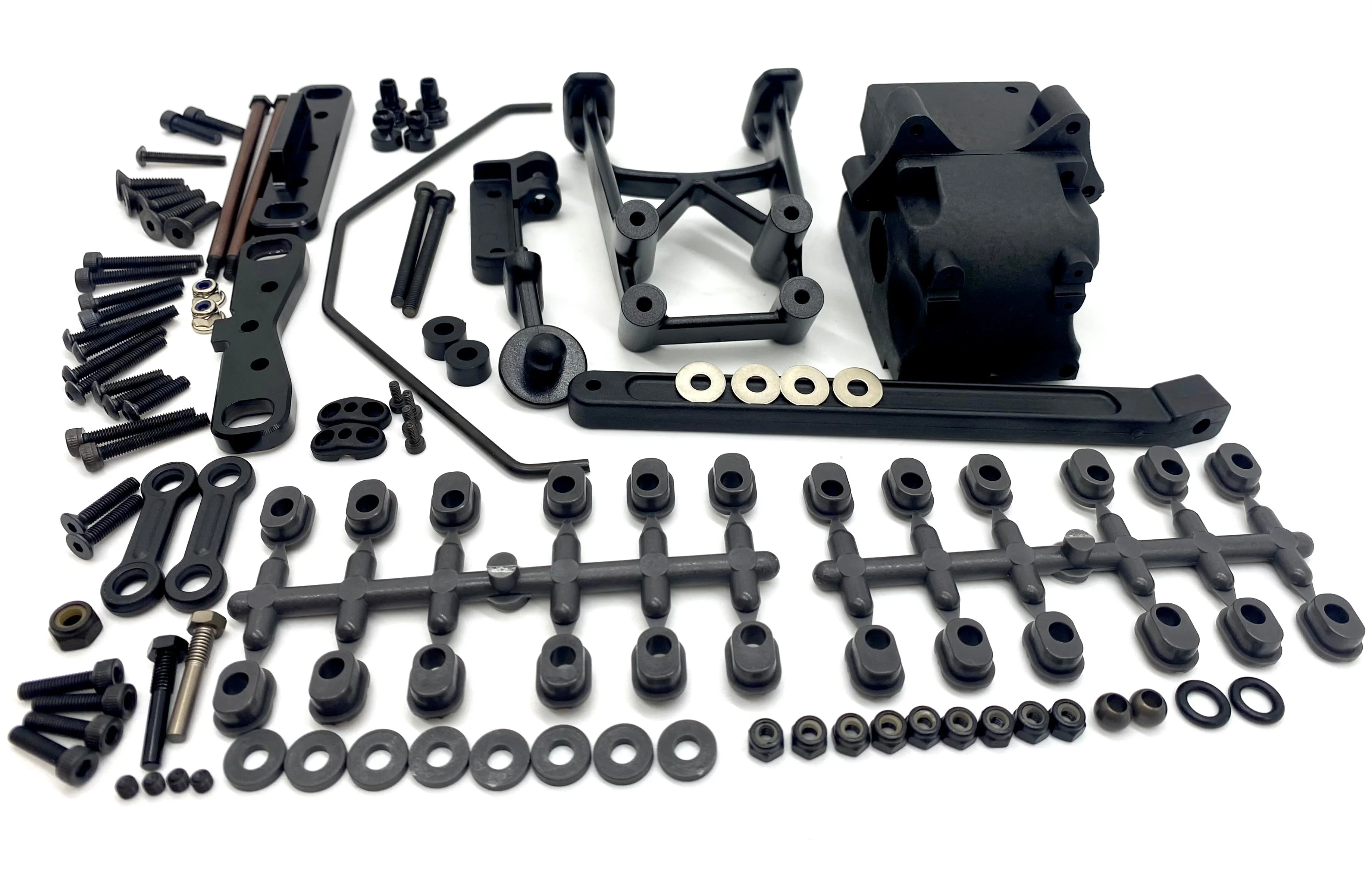 HB Racing D8 WS - REAR SUSPENSION (arm mount sway bulkhead 204850 Buggy