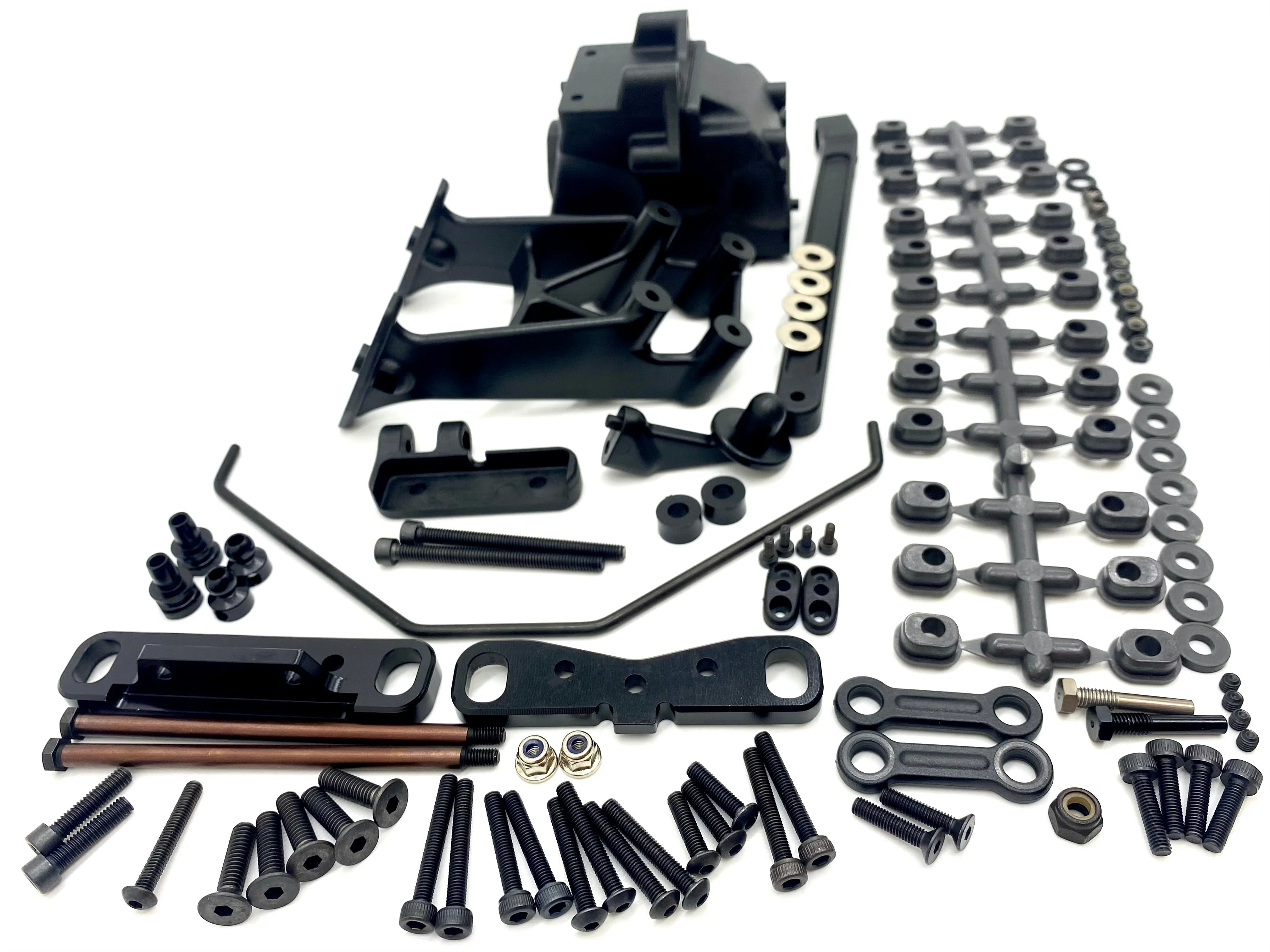 HB Racing D8 WS - REAR SUSPENSION (arm mount sway bulkhead 204850 Buggy - Image 2