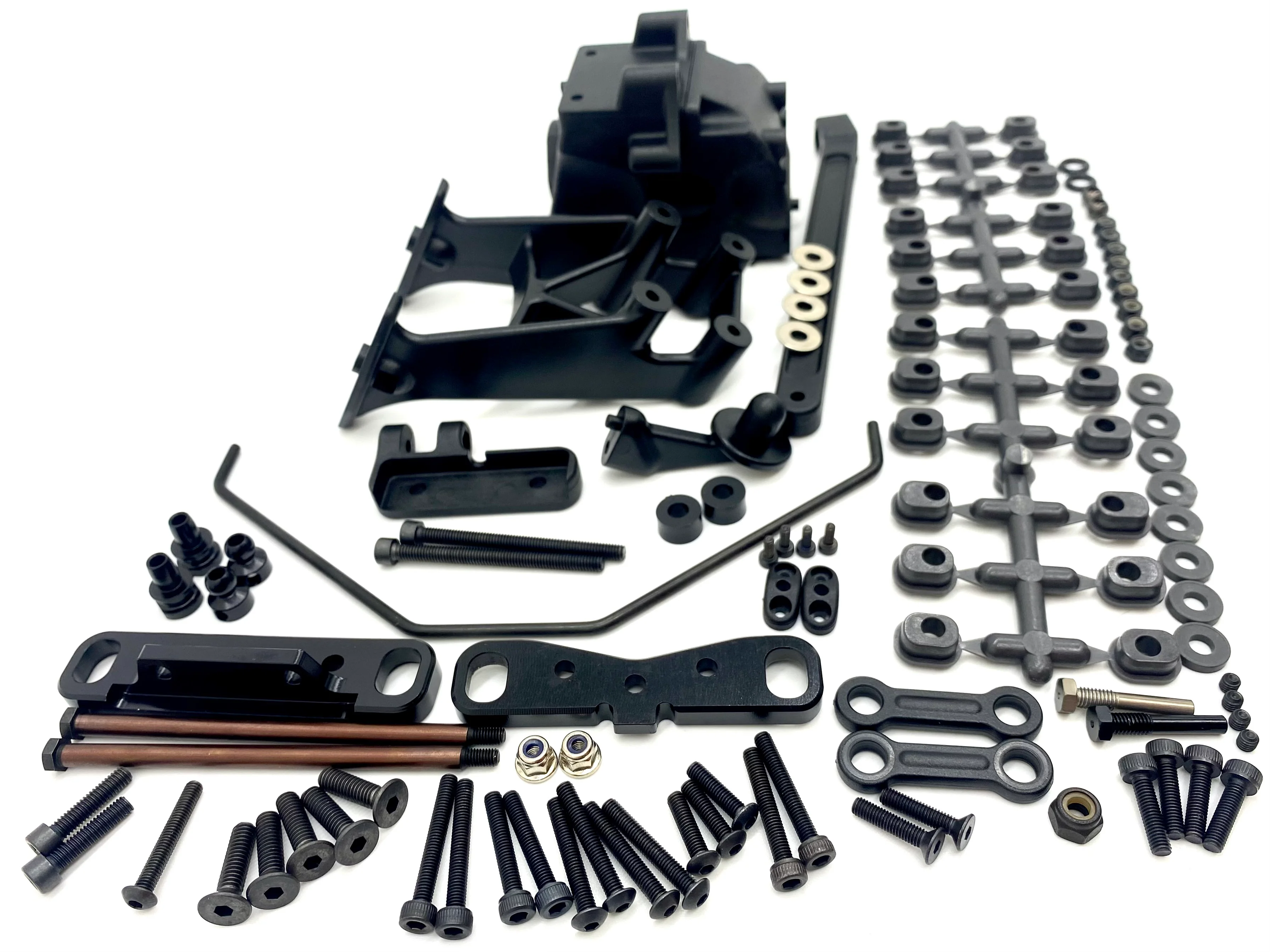 HB Racing D8 WS - REAR SUSPENSION (arm mount sway bulkhead 204850 Buggy - Image 5