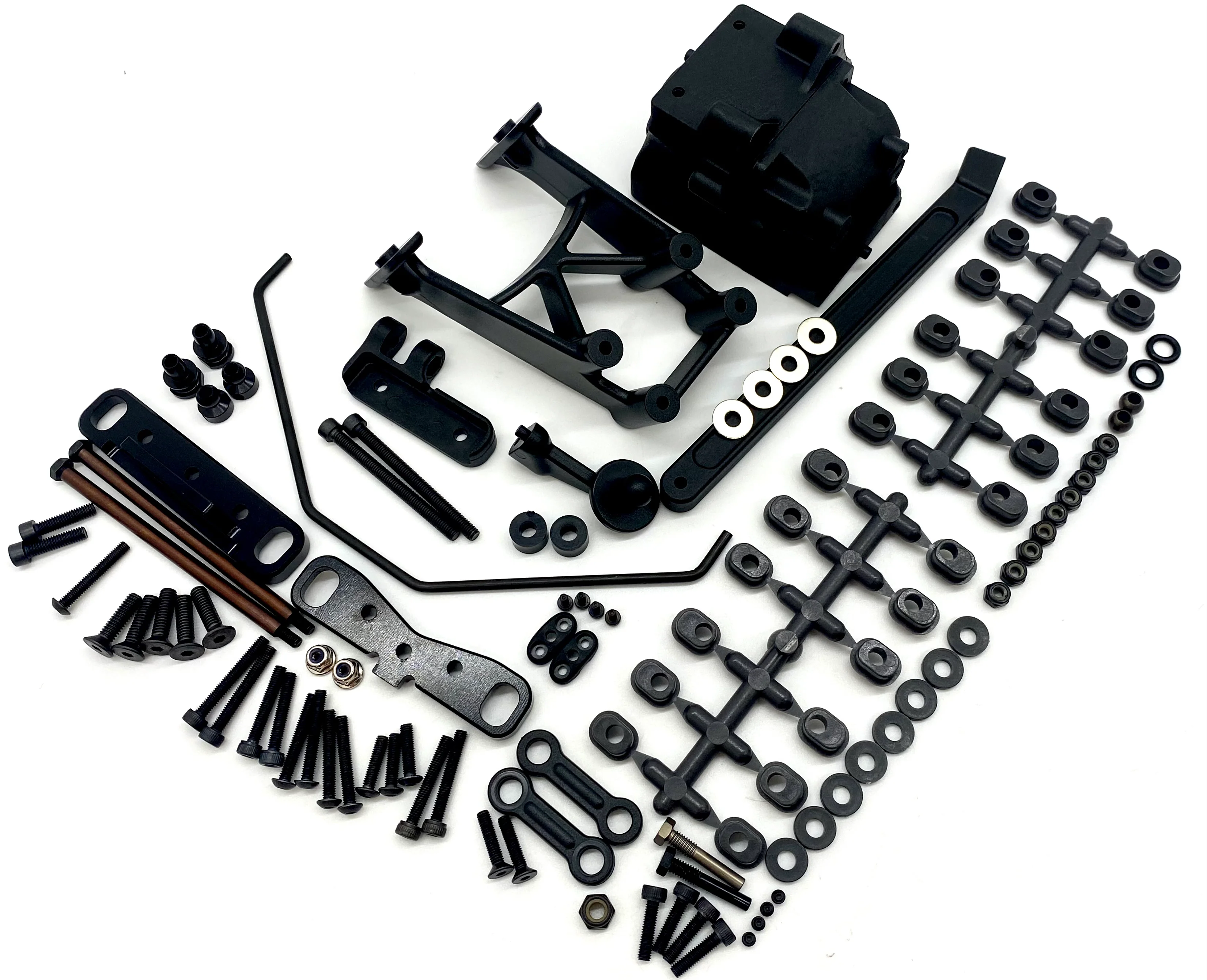 HB Racing D8 WS - REAR SUSPENSION (arm mount sway bulkhead 204850 Buggy - Image 6