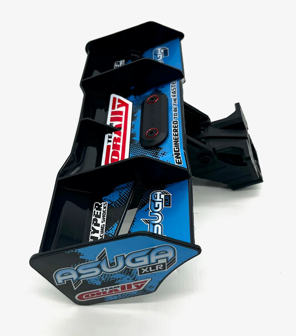 Team Corally ASUGA XLR - WING XL BLUE (rear spoiler black mount C-00288 - Image 3