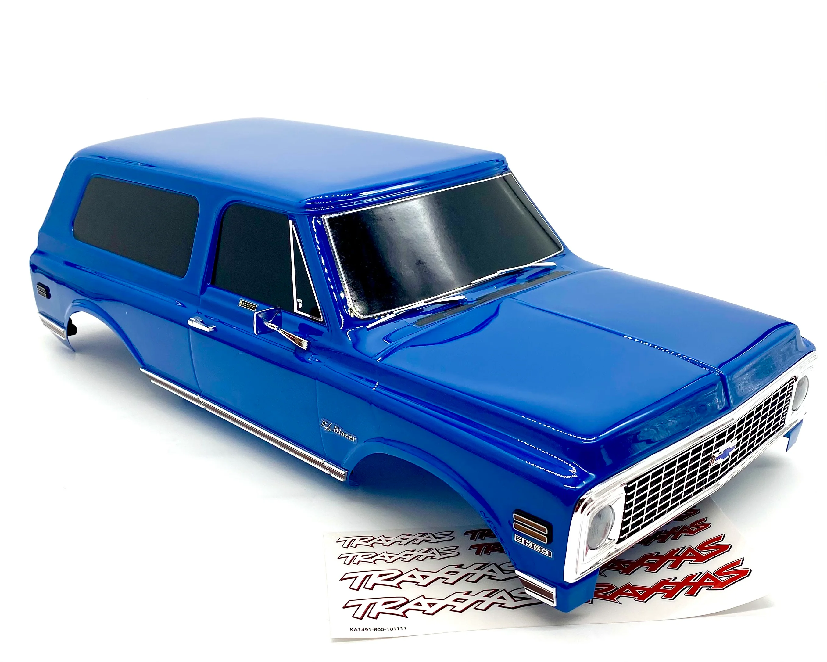 TRX-4 CHEVY K5 BLAZER - BODY Cover, BLUE '72 (Painted, complete 92086-4 - Image 3