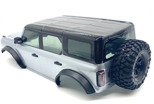 TRX-4 S&T BRONCO - BODY Cover, Silver (Factory Painted, complete 92076-4 - Image 2