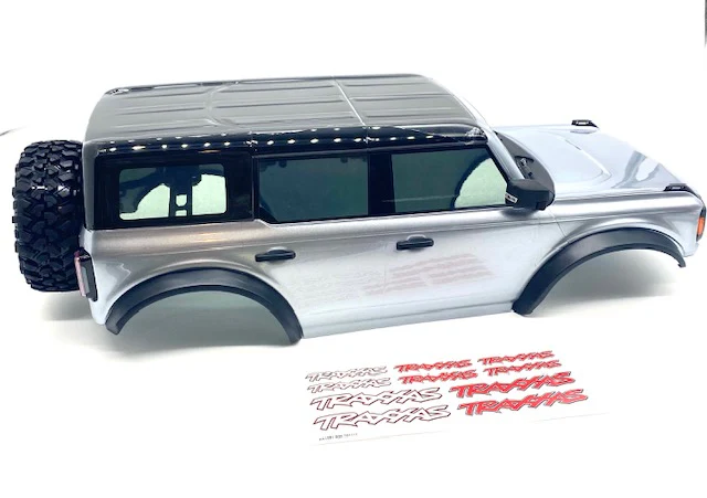 TRX-4 S&T BRONCO - BODY Cover, Silver (Factory Painted, complete 92076-4 - Image 3