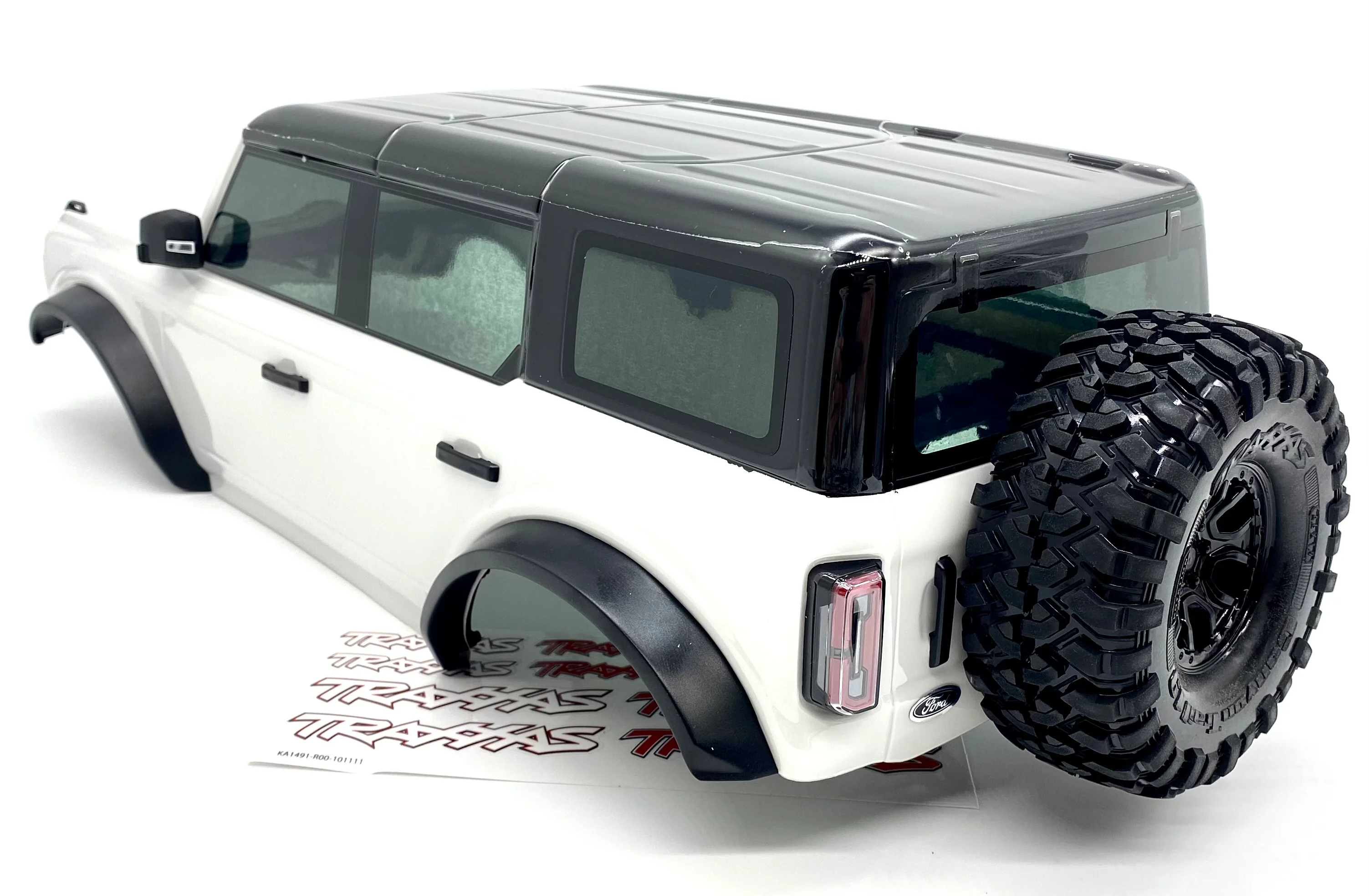 TRX-4 S&T BRONCO - BODY Cover, White (Factory Painted, complete 92076-4 - Image 2