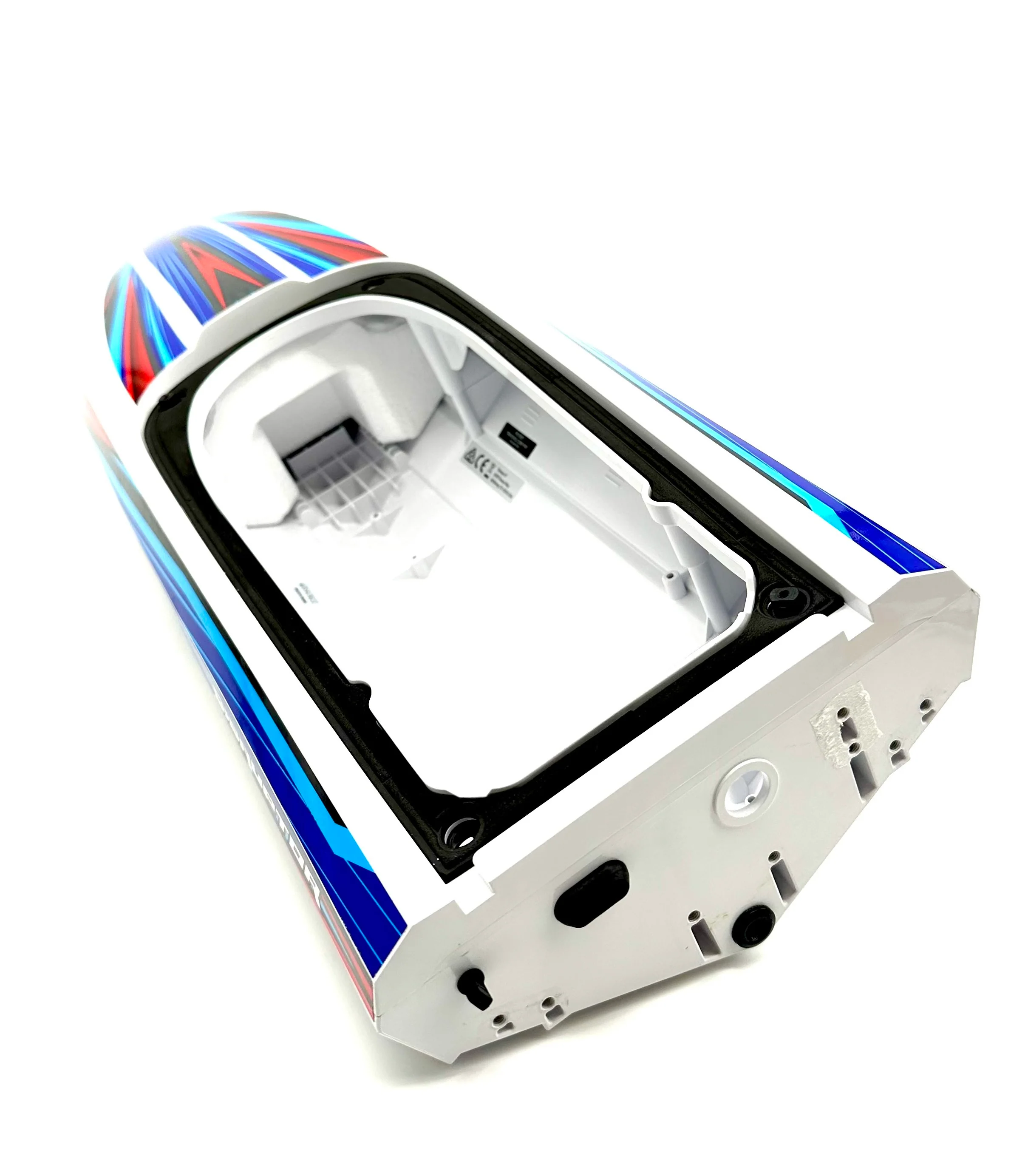 Disruptor Boat HULL & Hatch (Blue graphics 10615 10616) Traxxas 106064-4 - Image 5