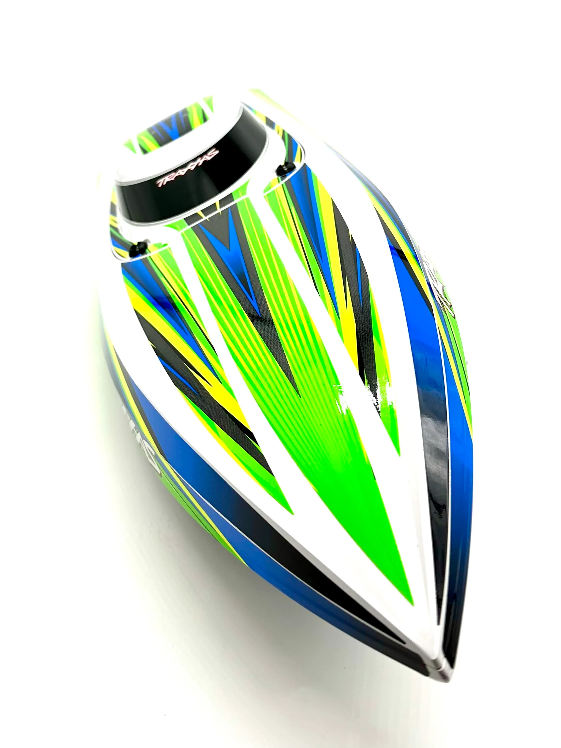 Disruptor Boat HULL & Hatch (Green graphics 10615 10616) Traxxas 106064-4 - Image 3