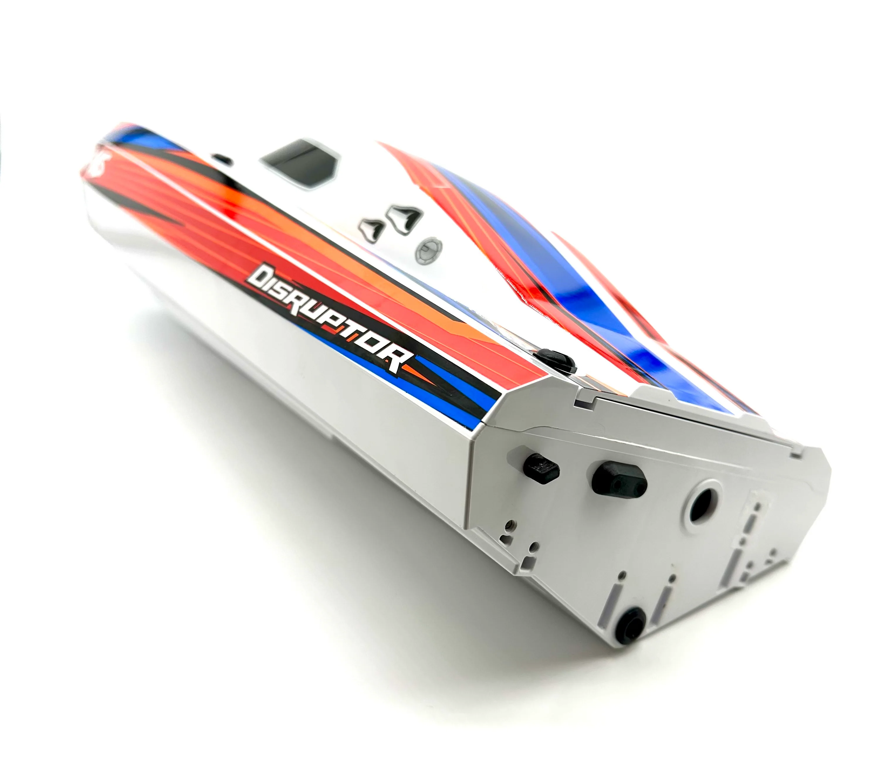 Disruptor Boat HULL & Hatch (Orange graphics 10615 10616) Traxxas 106064-4 - Image 4
