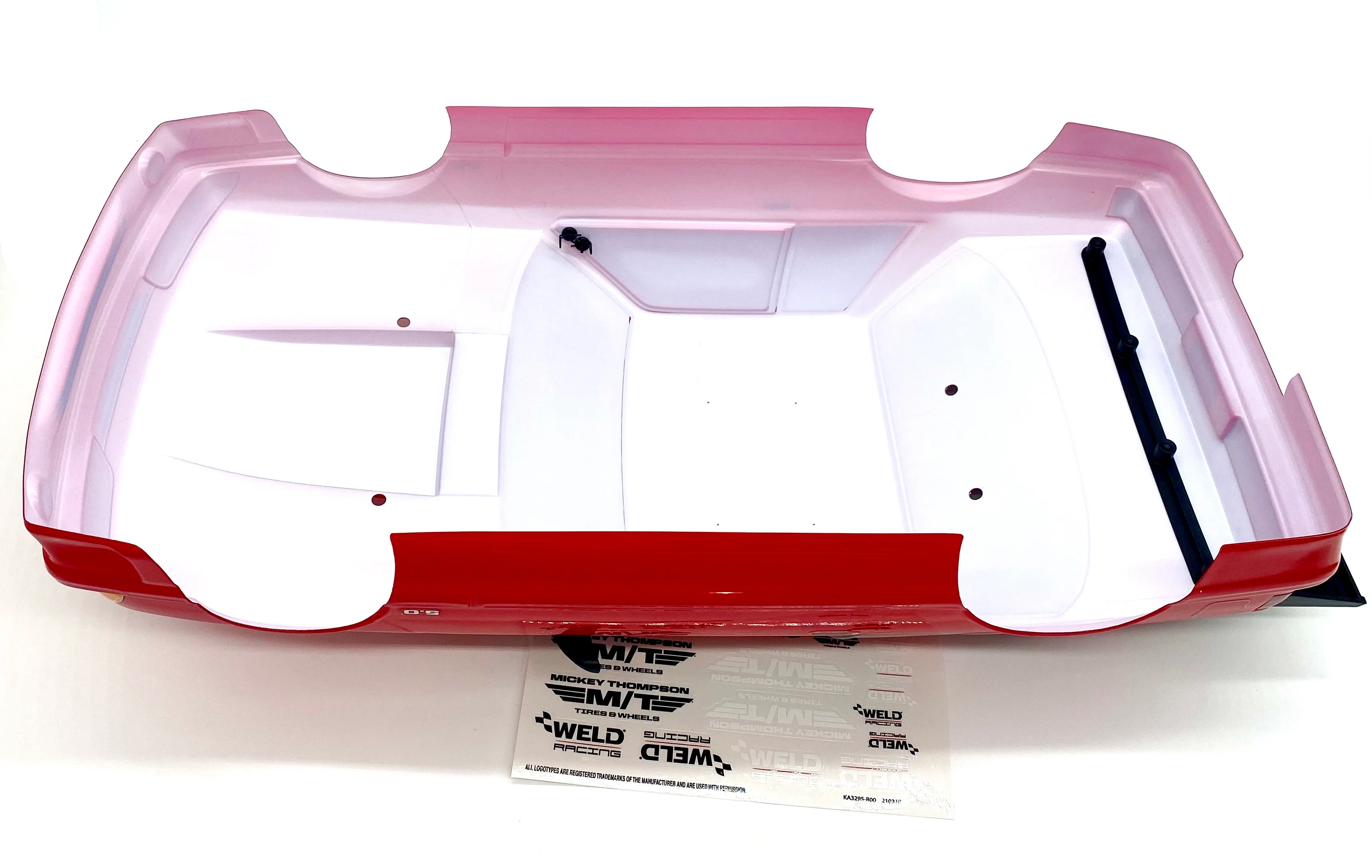 DRAG MUSTANG - FOX BODY (Red complete w/decals 9421R Traxxas 94046-4 - Image 5
