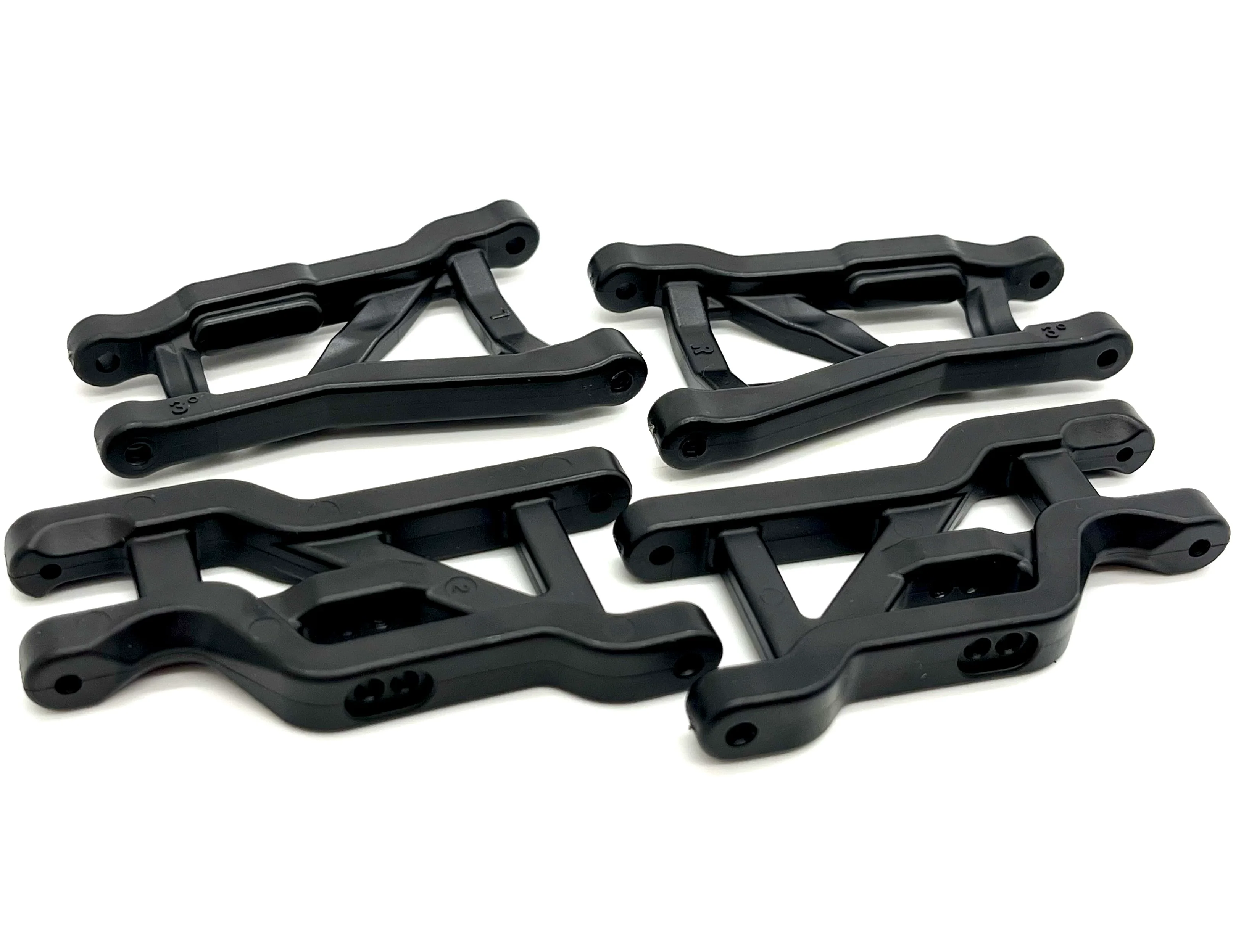DRAG MUSTANG - SUSPENSION A-ARMS (front and rear black Heavy Duty Traxxas 94046-4 - Image 2