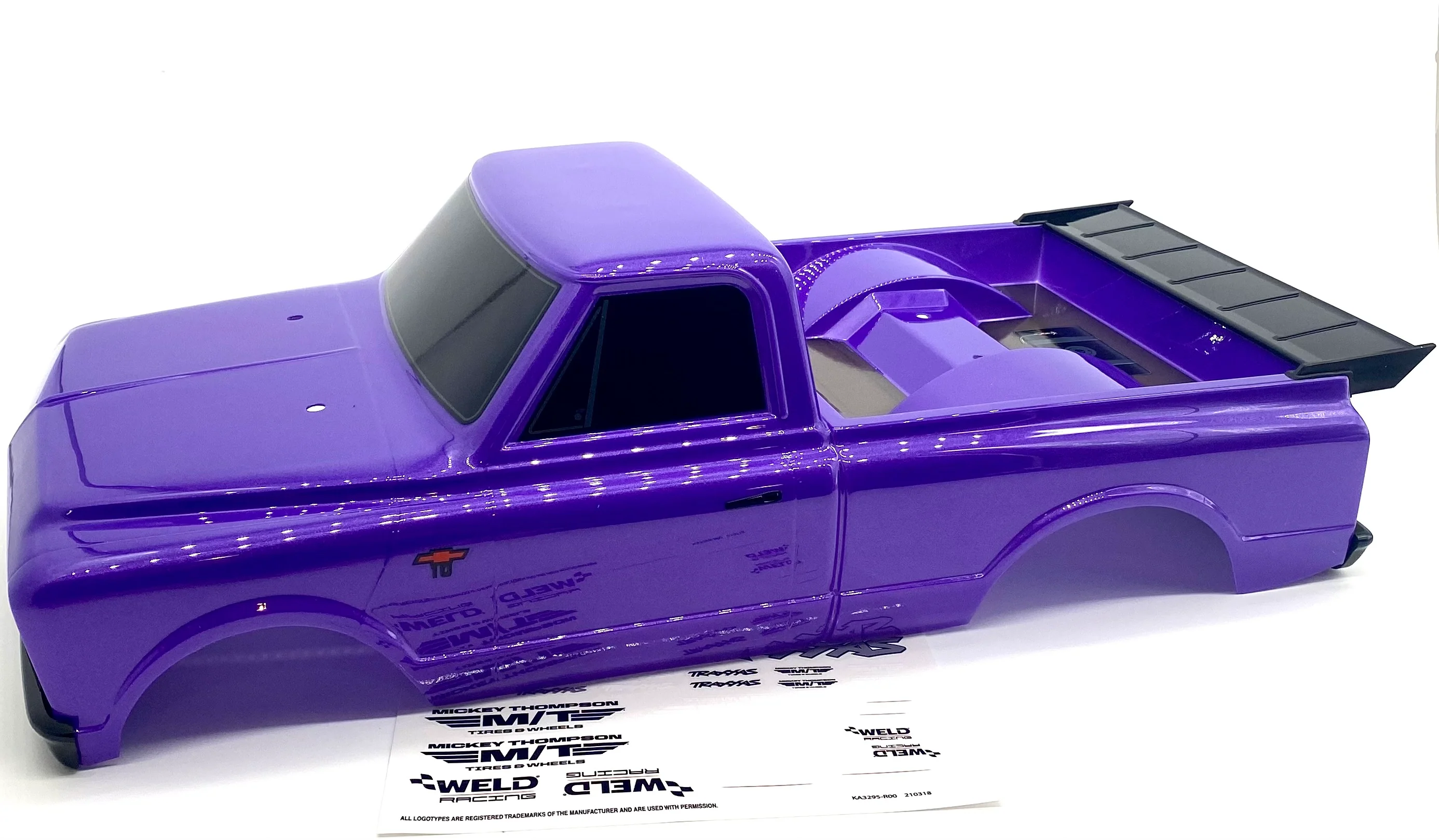 DRAG SLASH - BODY Chevrolet C10 (Purple, complete w/decals 9411P 94076-4