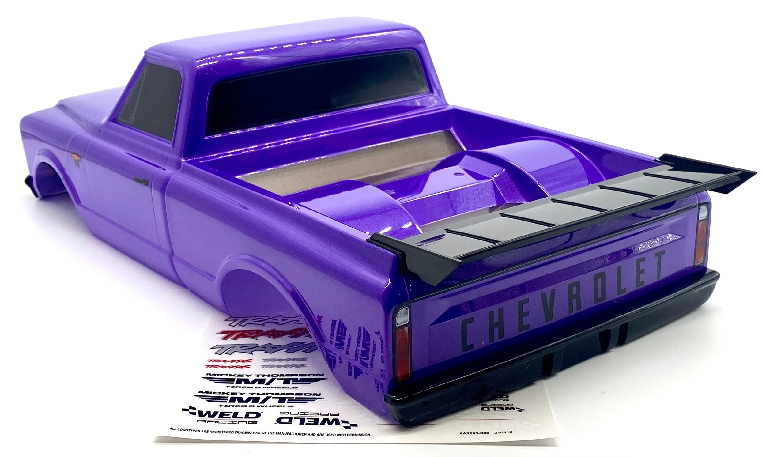 DRAG SLASH - BODY Chevrolet C10 (Purple, complete w/decals 9411P 94076-4 - Image 3