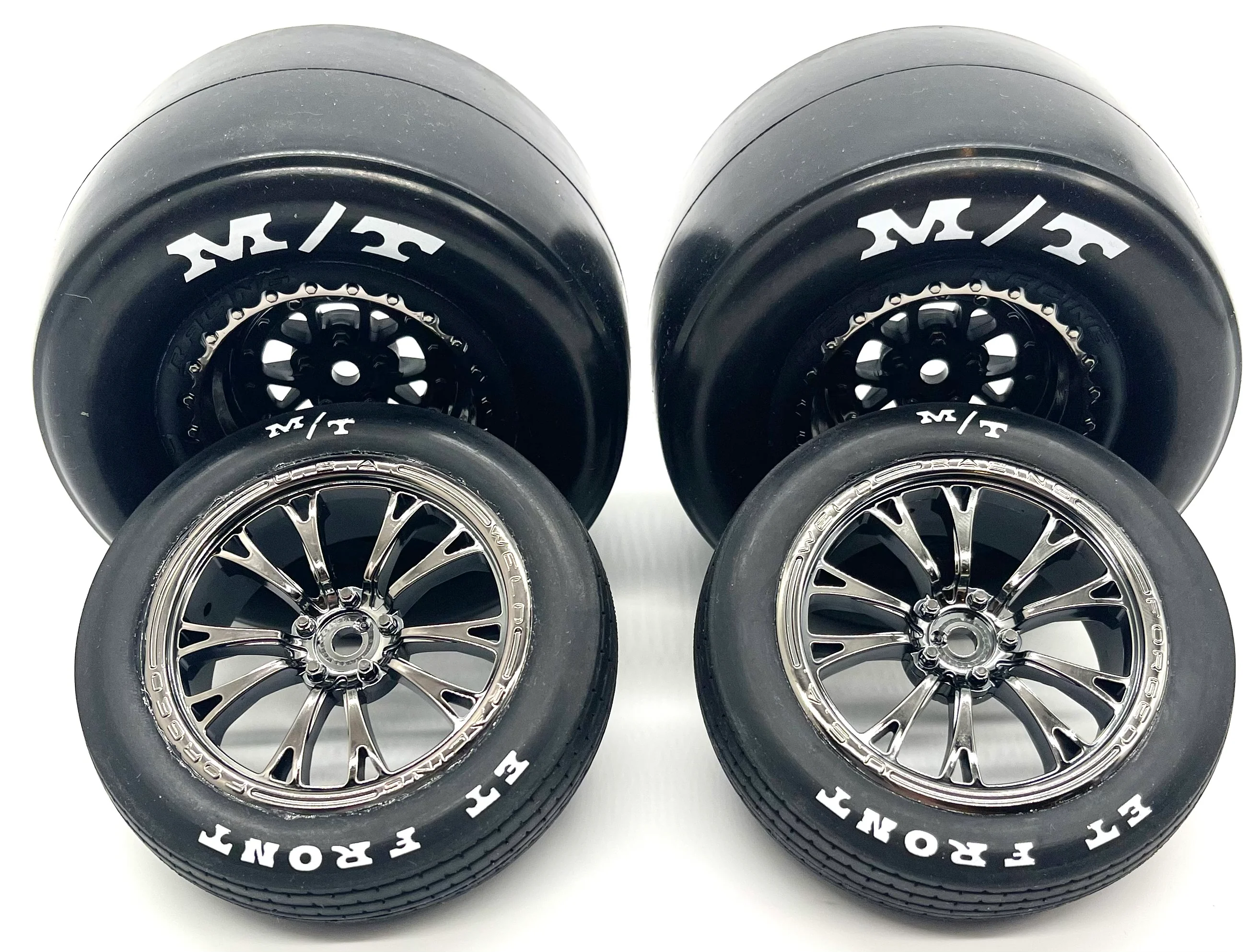 DRAG SLASH - TIRES & WHEELS (front and rear 9474X 9475X glued Tyres 94076-4 - Image 3