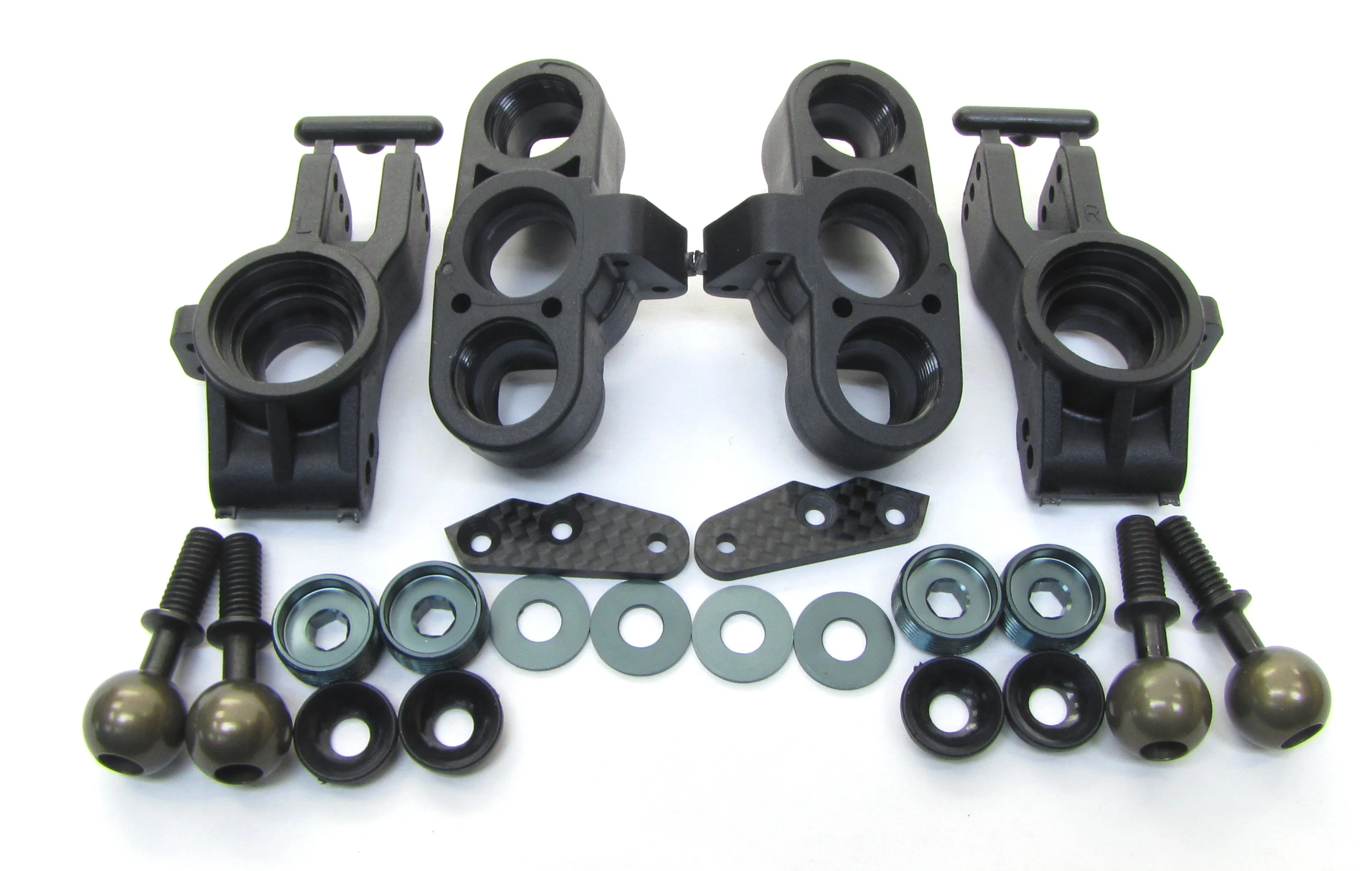 ECO MBX8 FRONT & REAR UPRIGHTs (knuckles, hub carriers pillowball MUGE2022 Mugen - Image 2