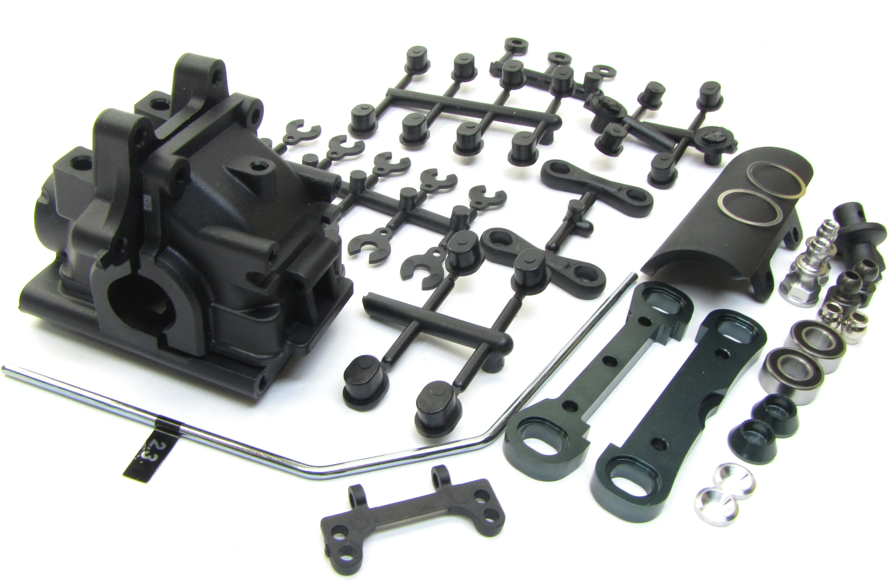 ECO MBX8 FRONT SUSPENSION SET (Sway bulkhead gearbox mounts MUGE2022 Mugen Seiki