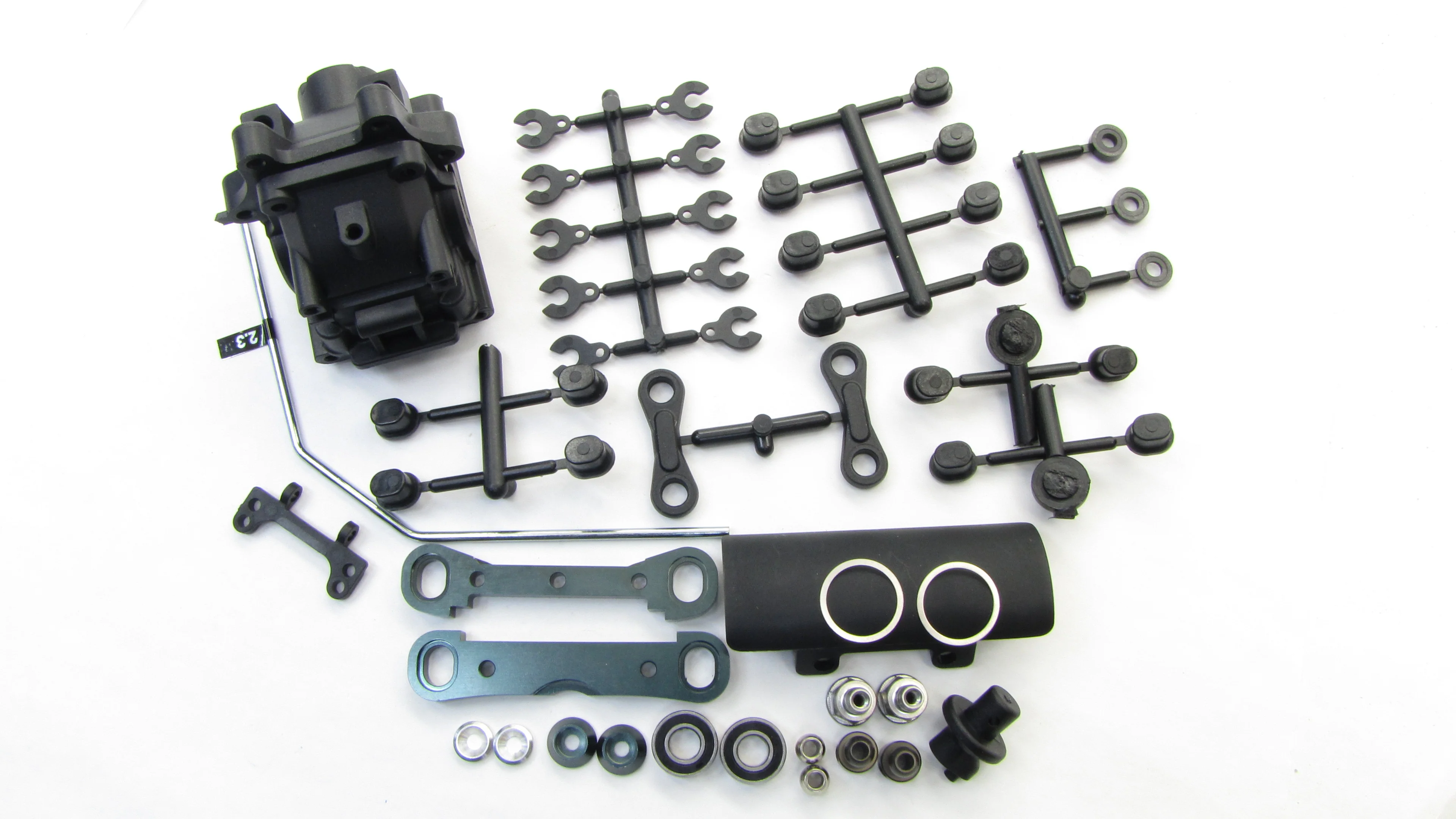 ECO MBX8 FRONT SUSPENSION SET (Sway bulkhead gearbox mounts MUGE2022 Mugen Seiki - Image 5