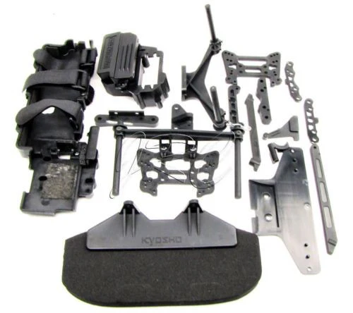 Electric GT2 VE RECEIVER & BATTERY BOX, Bumper, mounts kyosho inferno KYO30936B
