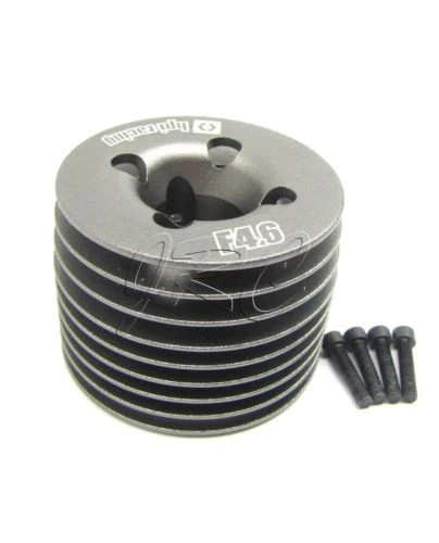 F4.6 COOLING HEAD updated V2 Savage X 4.6 GT6 (111605 heatsink gunmetal HPI 160100