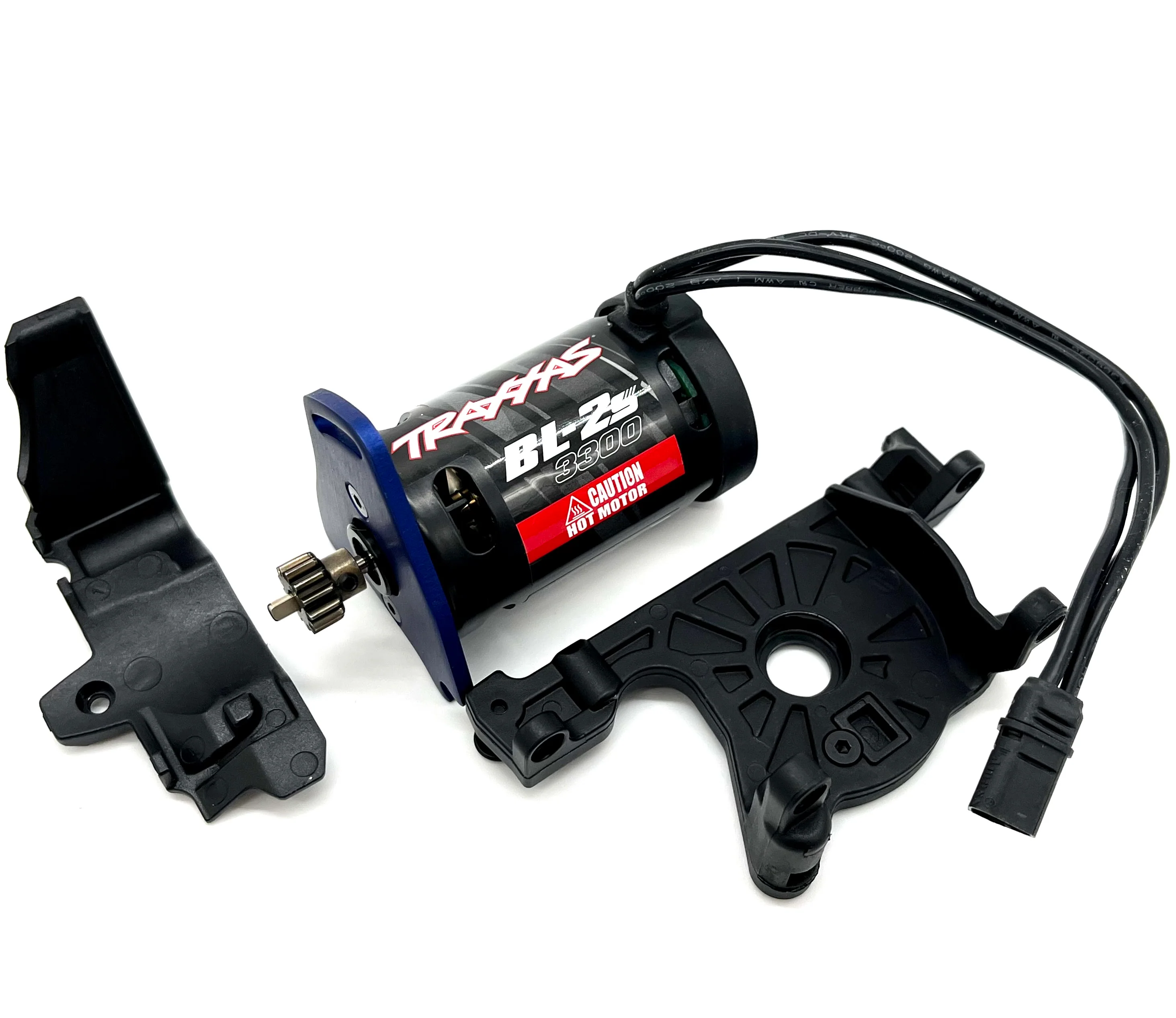 Fiesta 4x4 BL-2S MOTOR & Mount, 3300kv sensorless 2s Slash Rustler Traxxas 74154-4 - Image 2