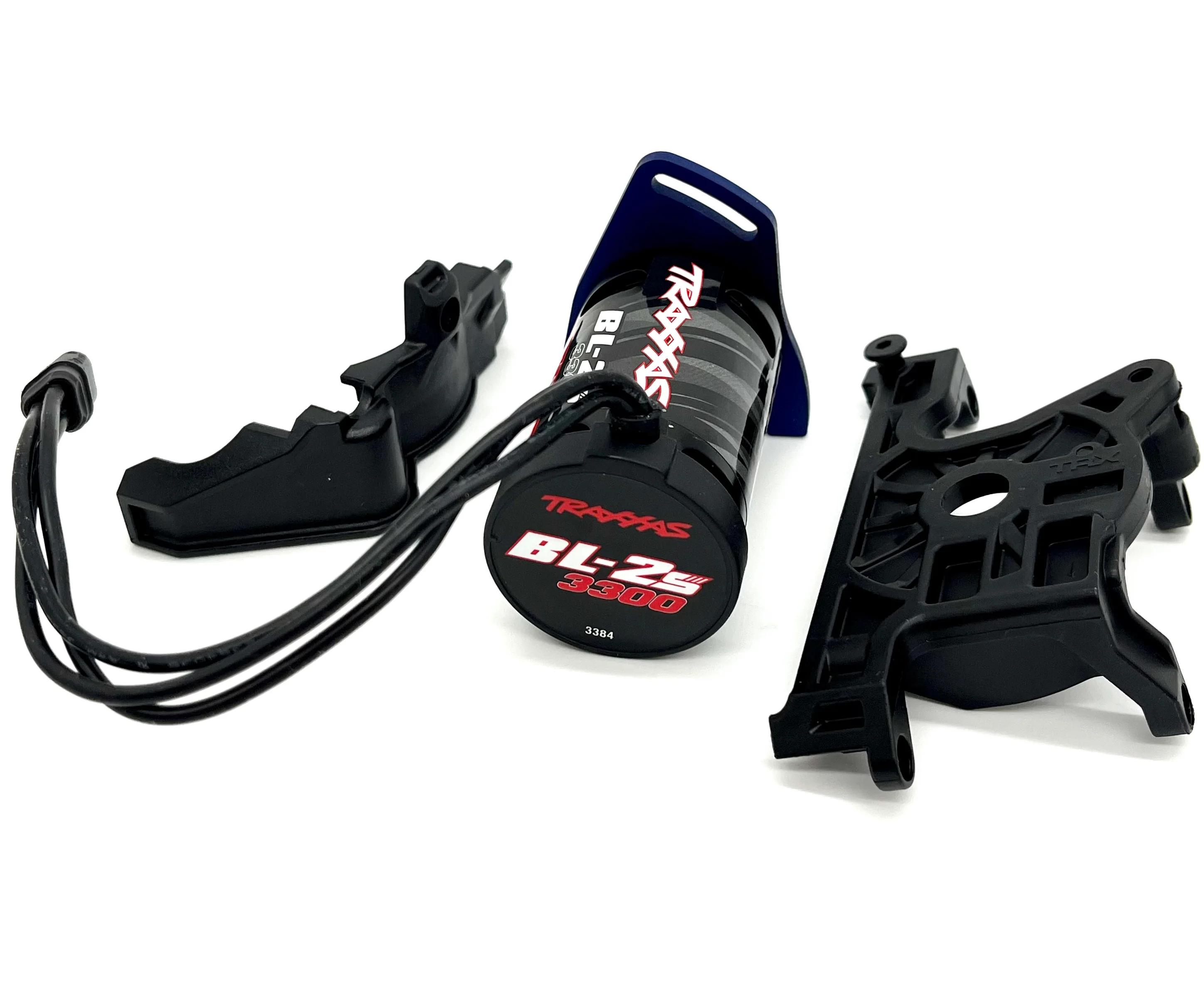Fiesta 4x4 BL-2S MOTOR & Mount, 3300kv sensorless 2s Slash Rustler Traxxas 74154-4 - Image 3
