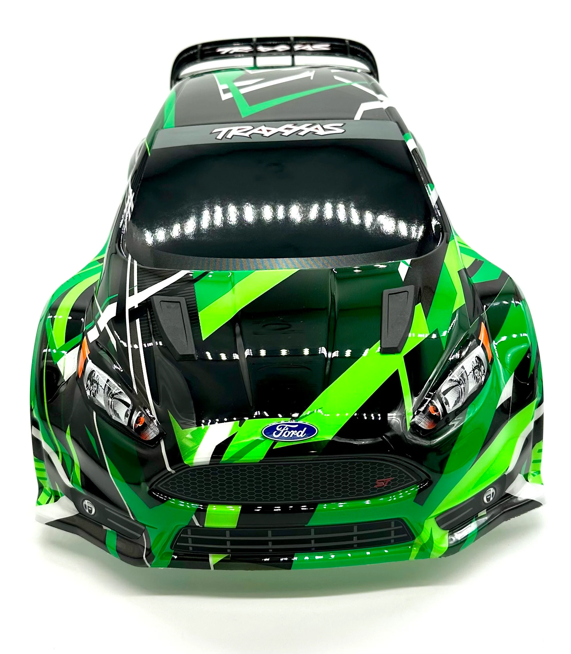 Fiesta 4x4 VXL BODY Shell (GREEN) w/clipless mounts and reinforcements Traxxas 74276-4 - Image 2