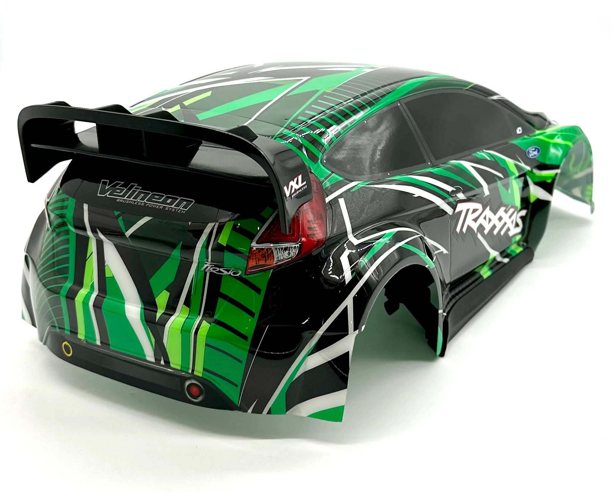 Fiesta 4x4 VXL BODY Shell (GREEN) w/clipless mounts and reinforcements Traxxas 74276-4 - Image 5