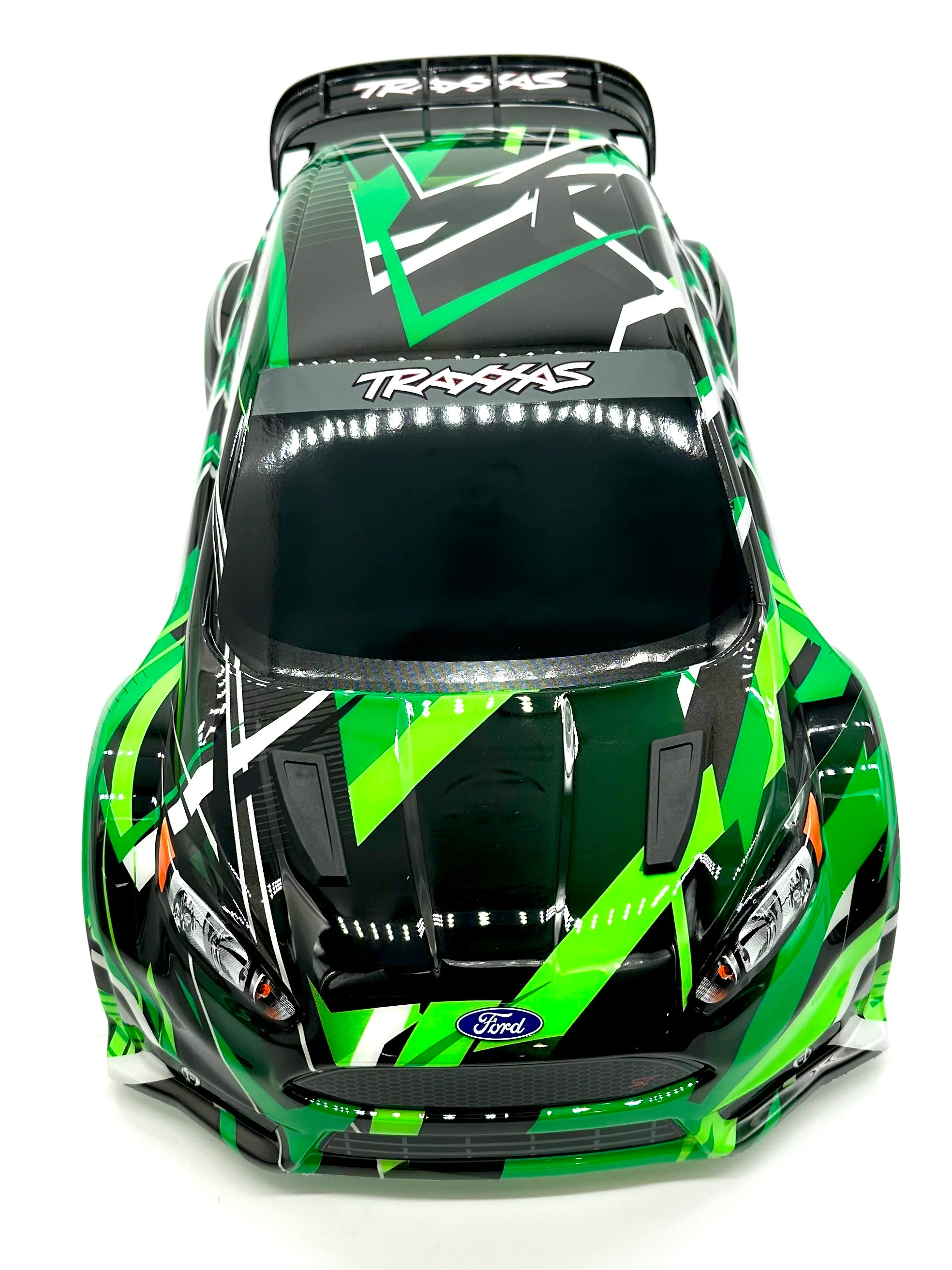 Fiesta 4x4 VXL BODY Shell (GREEN) w/clipless mounts and reinforcements Traxxas 74276-4 - Image 6