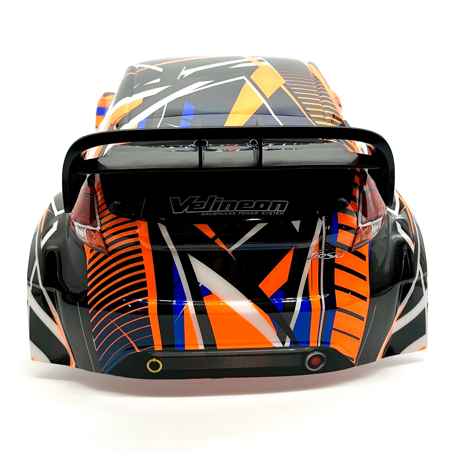 Fiesta 4x4 VXL BODY Shell (Orange) w/clipless mounts and reinforcements Traxxas 74276-4 - Image 4
