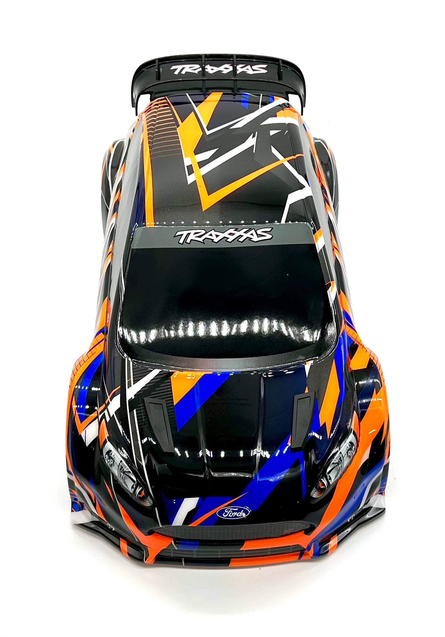 Fiesta 4x4 VXL BODY Shell (Orange) w/clipless mounts and reinforcements Traxxas 74276-4 - Image 6