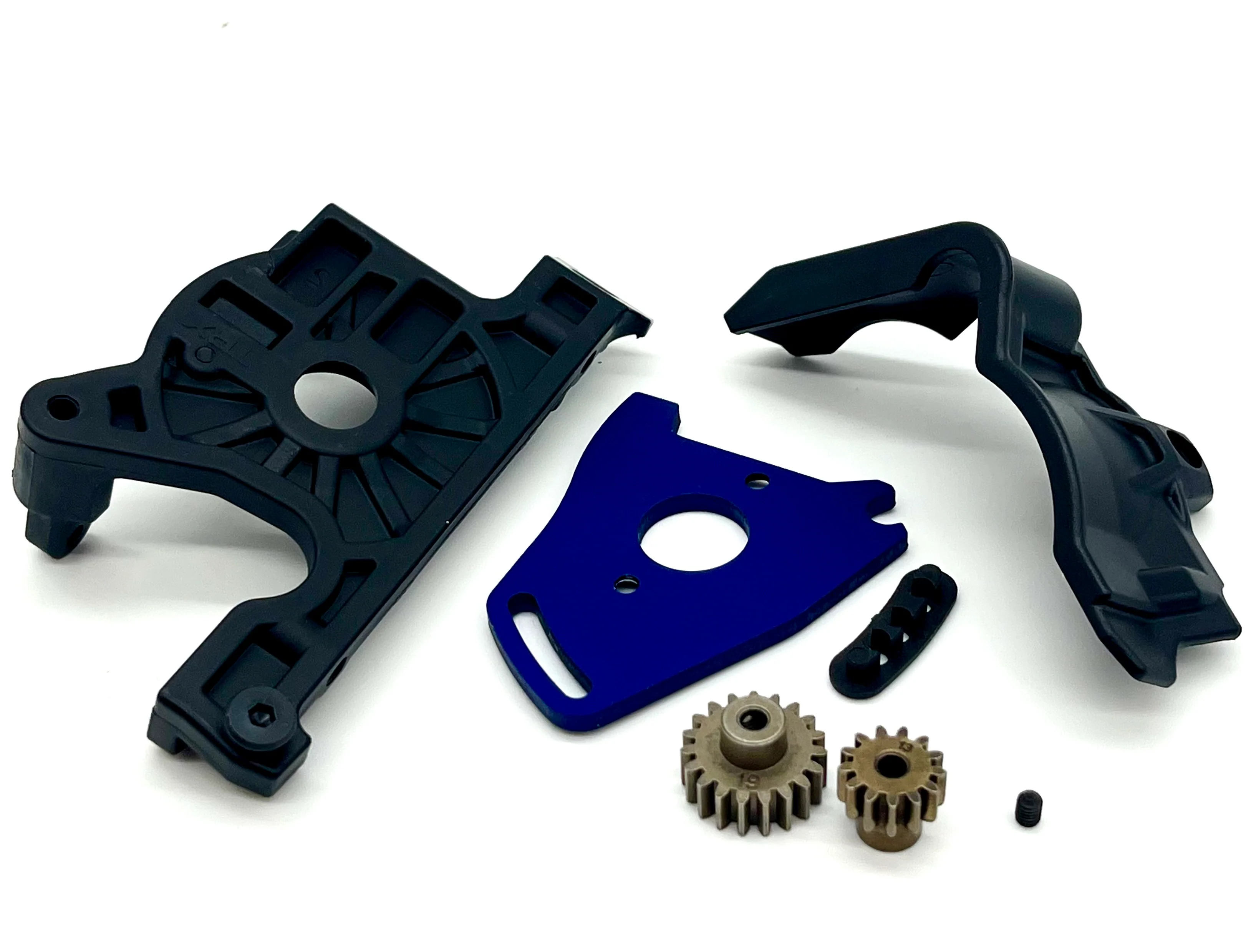 Fiesta 4x4 VXL MOTOR MOUNT & GEAR 7460a 7477 7490, Traxxas 74276-4 - Image 2