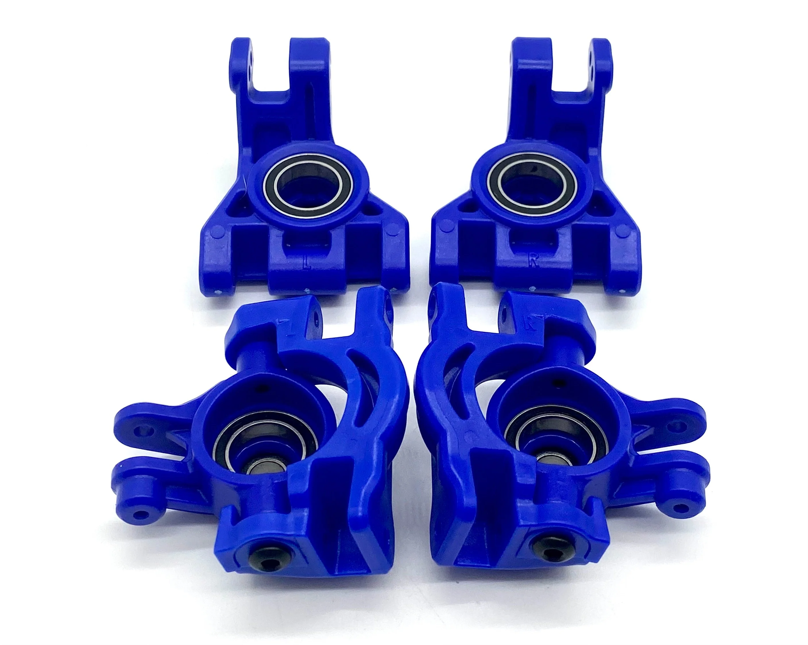 Fiesta 4x4 BL-2s Blue HUBS, Carriers spindles BEARINGS Fiesta Traxxas 74154-4 - Image 3