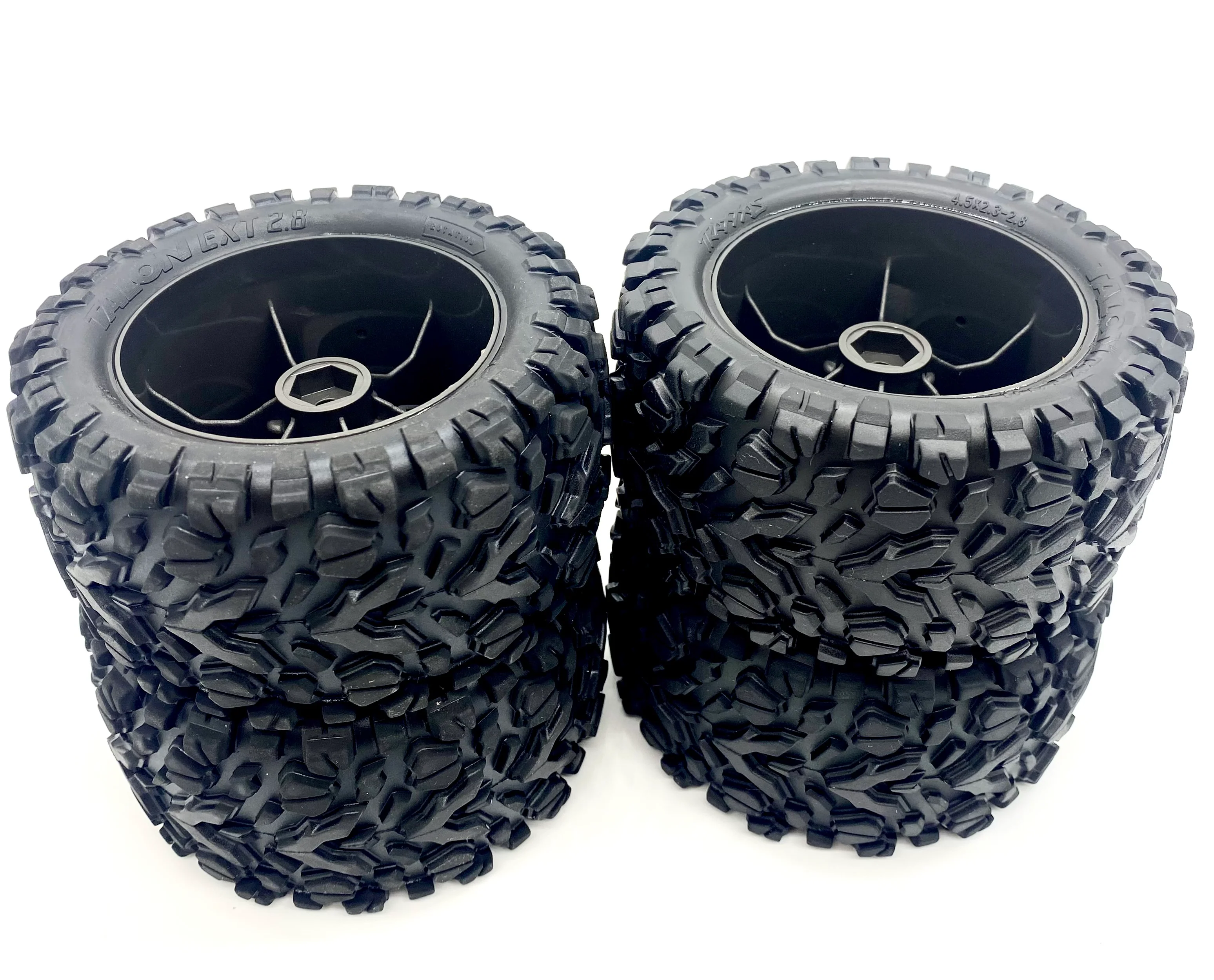 fits Rustler 4x4 BL-2S TIRES & WHEELS (4) Tyres) 6763 Traxxas 67164-4 - Image 2