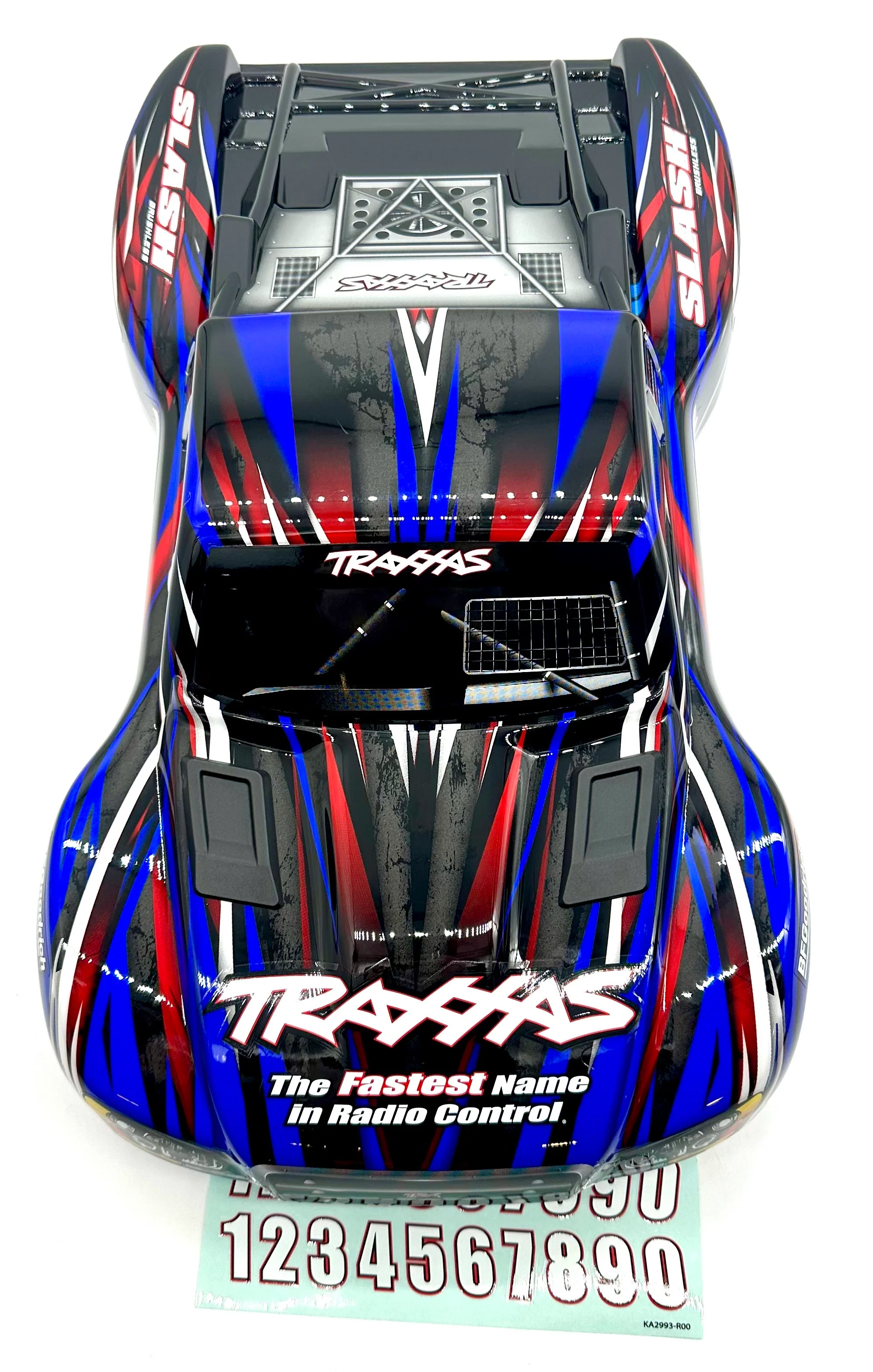 fits Slash 2wd BL-2S - BODY Shell (BLUE black red 4x4 6812t  58334-4 - Image 4