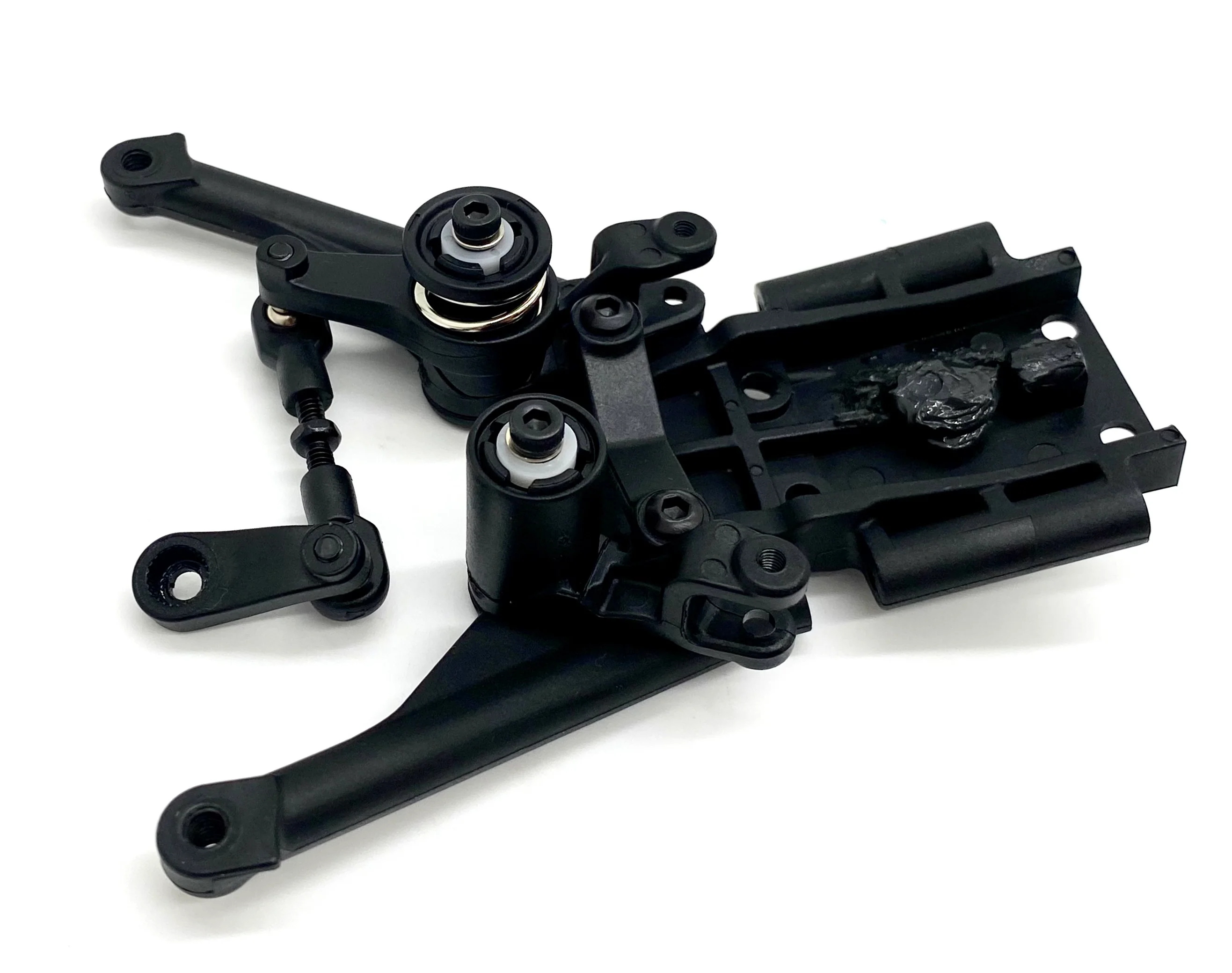 fits SLASH 4x4 BL-2s - STEERING, front Skid Plate bellcrank stampede Traxxas 68154-4 - Image 2