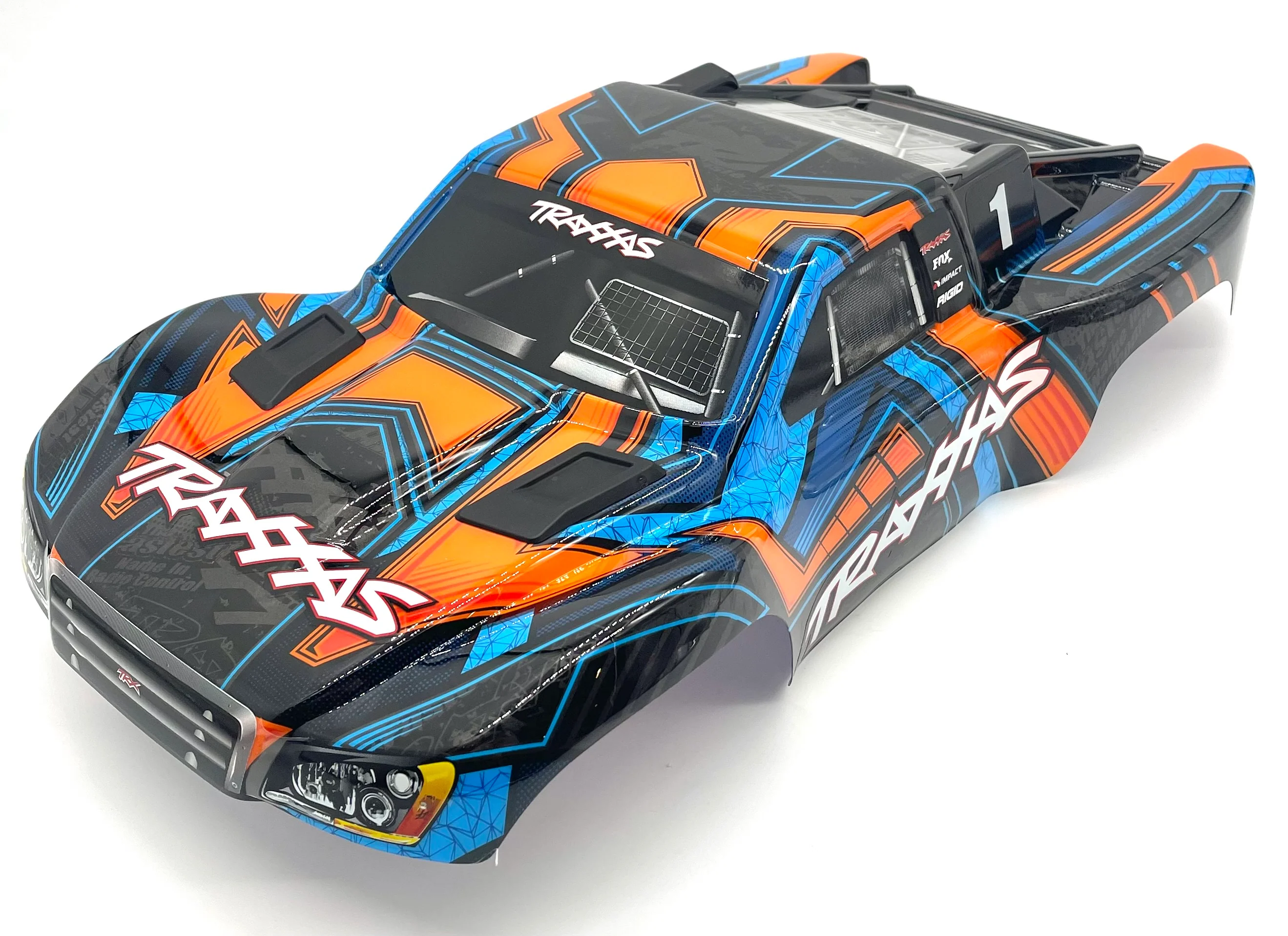 fits Slash 4x4 ULTIMATE Clipless BODY Shell (ORANGE & Blue Cover Shell 68277-4