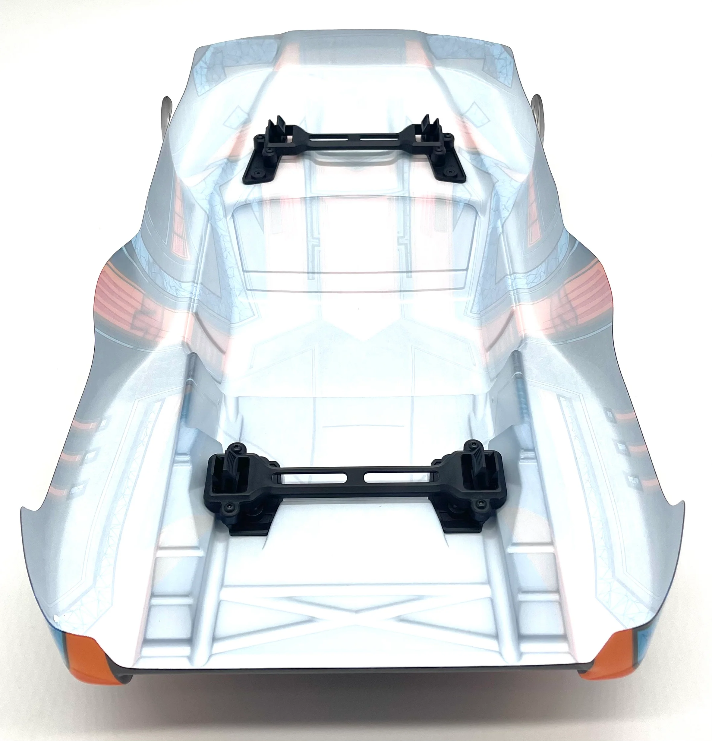 fits Slash 4x4 ULTIMATE Clipless BODY Shell (ORANGE & Blue Cover Shell 68277-4 - Image 2