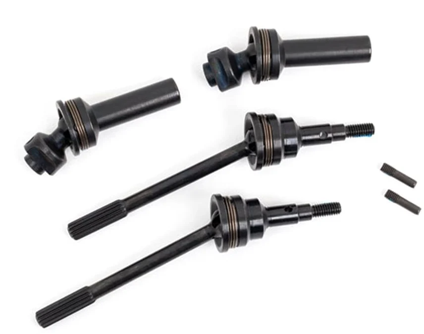 fits SLASH 4x4 raptor, Rustler stampede Hoss Steel DRIVESHAFTS 9051r 9052r 68077-4 - Image 2