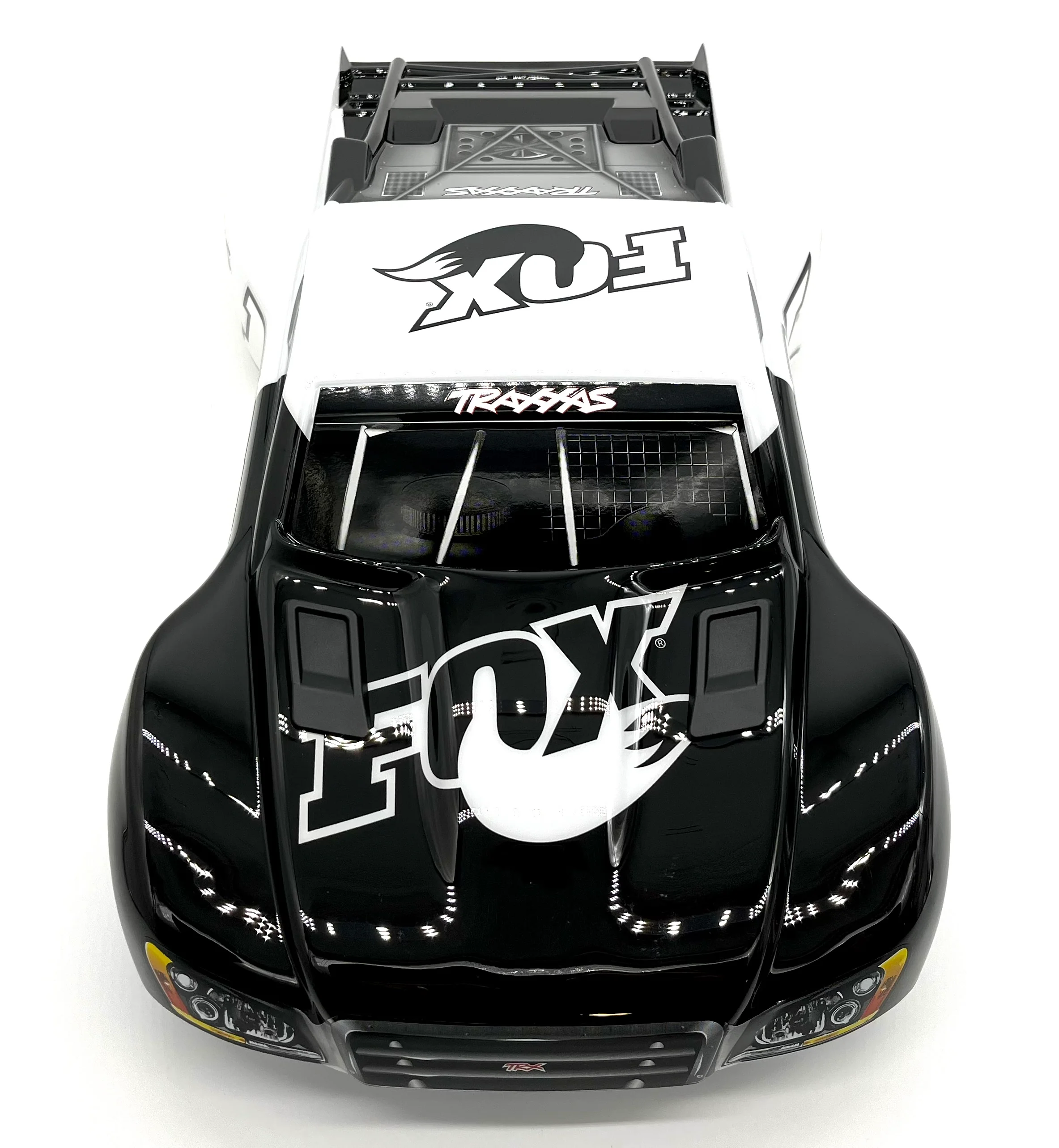 SLASH 4x4 VXL - BODY Shell (Fox Black White clipless 68386-4 - Image 2
