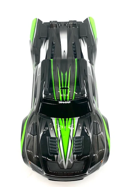 Fits SLEDGE - Body Shell (GREEN Black cover, 9511G, roll cage and mounting system 95076-4 - Image 2