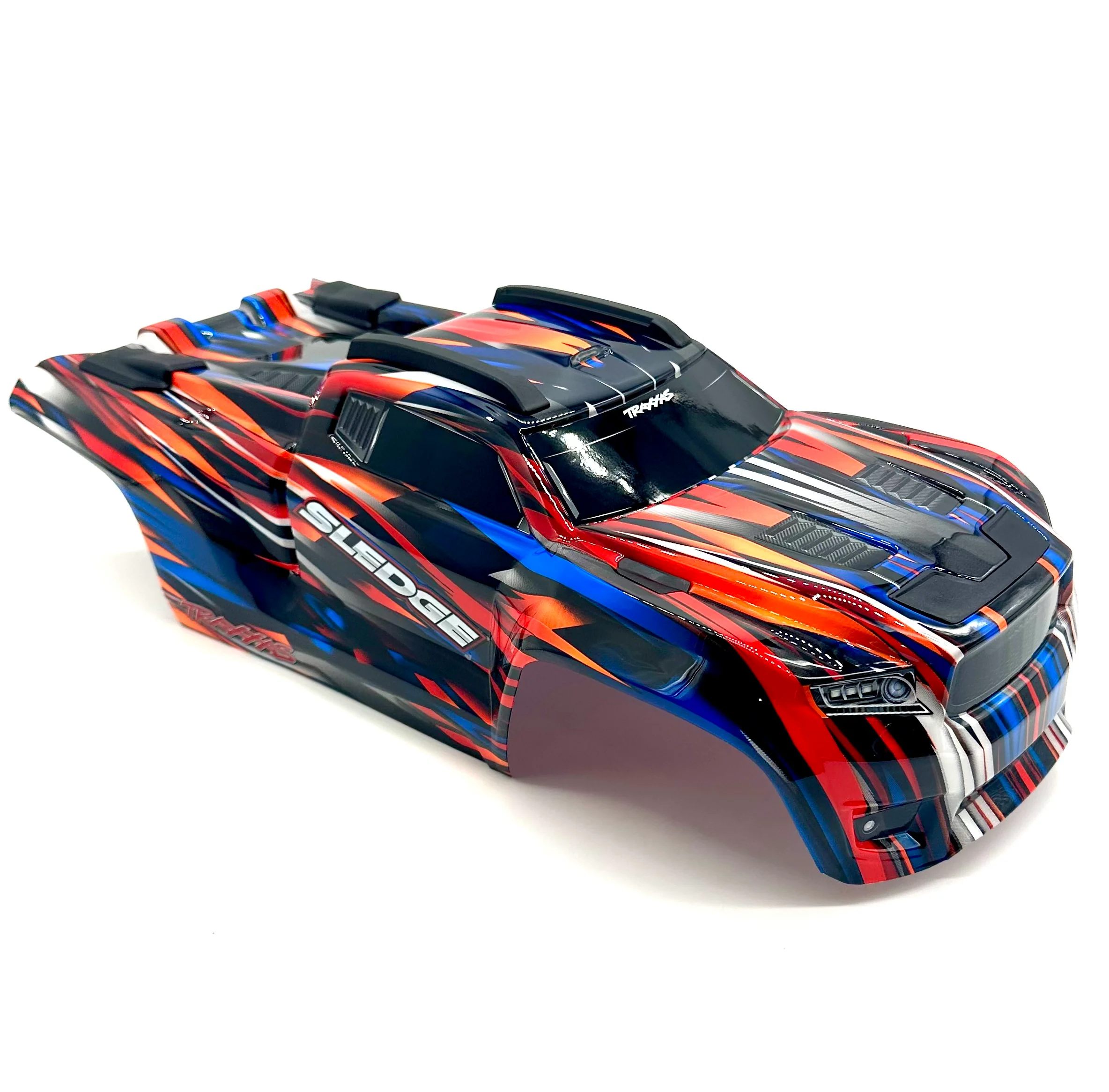 Fits SLEDGE - Body Shell (2024 Orange cover 9511-orange, roll cage Traxxas 95096-4 - Image 2