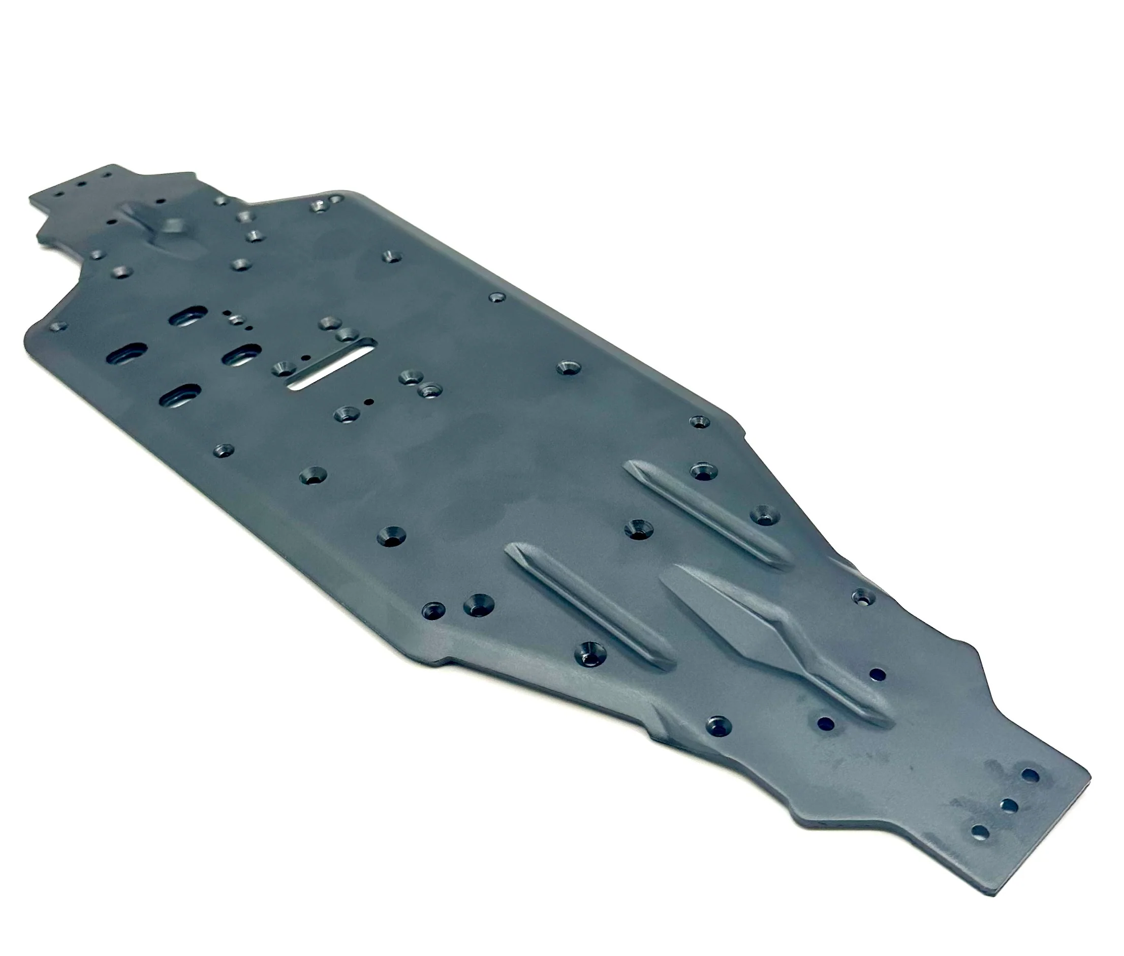 Fits SLEDGE - CHASSIS (Gray anodized aluminum plate 9522a Traxxas 95096-4 - Image 2