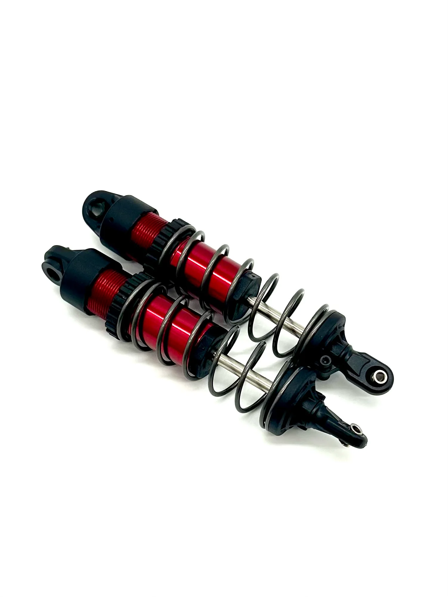 Fits SLEDGE - FRONT SHOCKS, red (9660r Assembled Dampers Springs Traxxas 95096-4 - Image 2